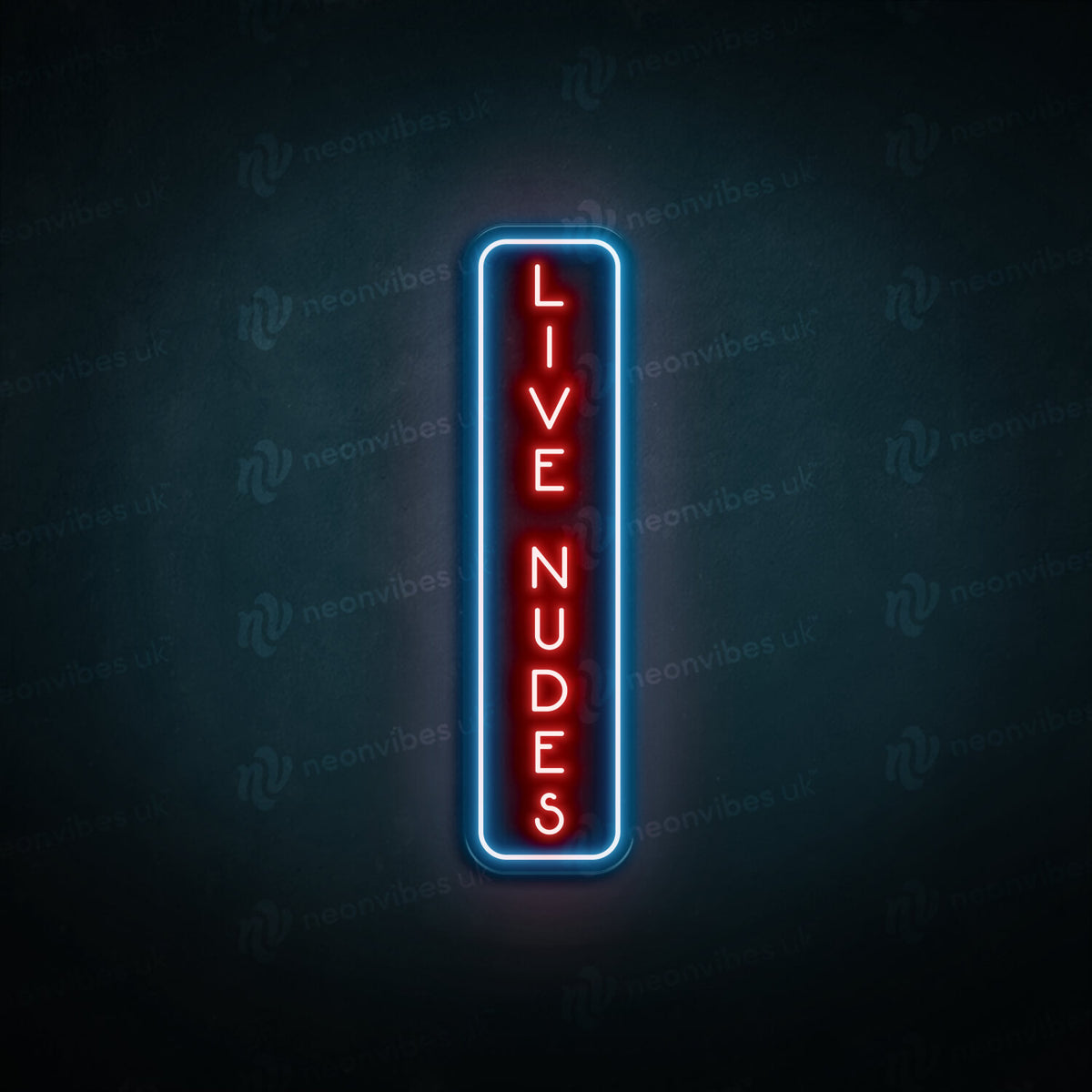 Live Nudes neon sign