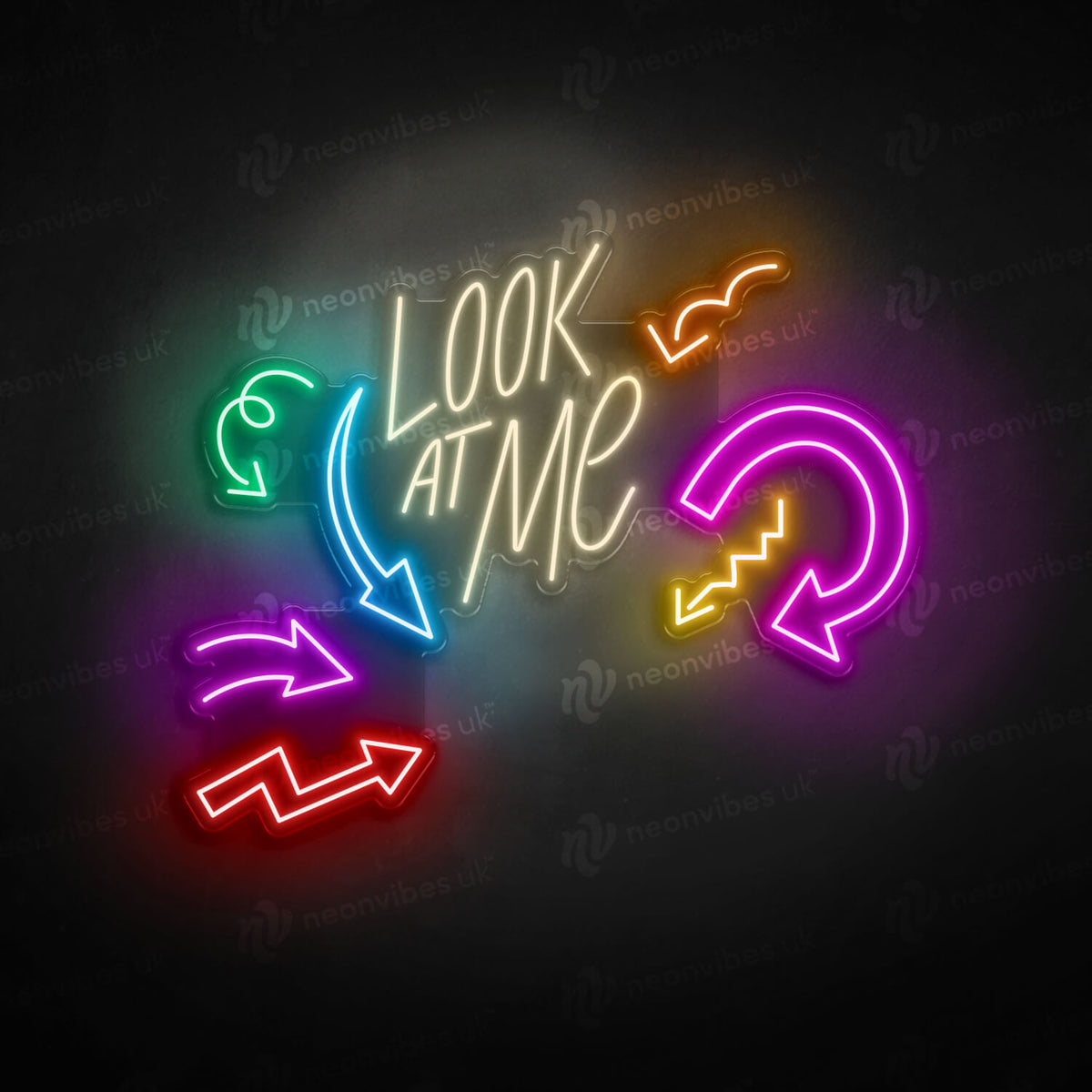 Look at me neon sign