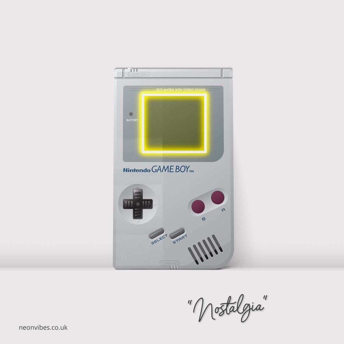 Gameboy neon sign