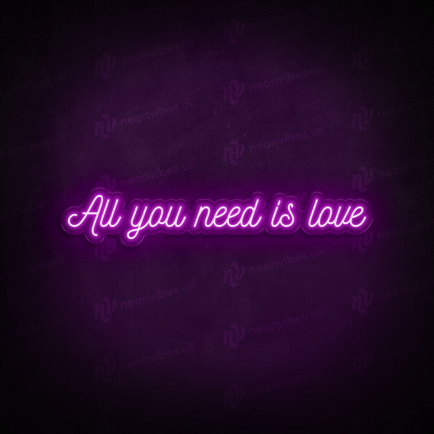 All you need is love neon sign