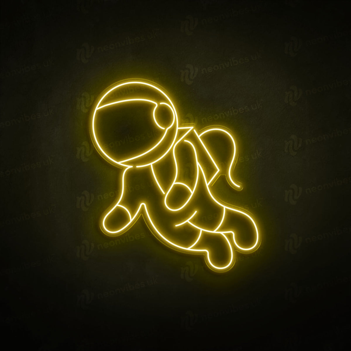 Astronaut neon sign