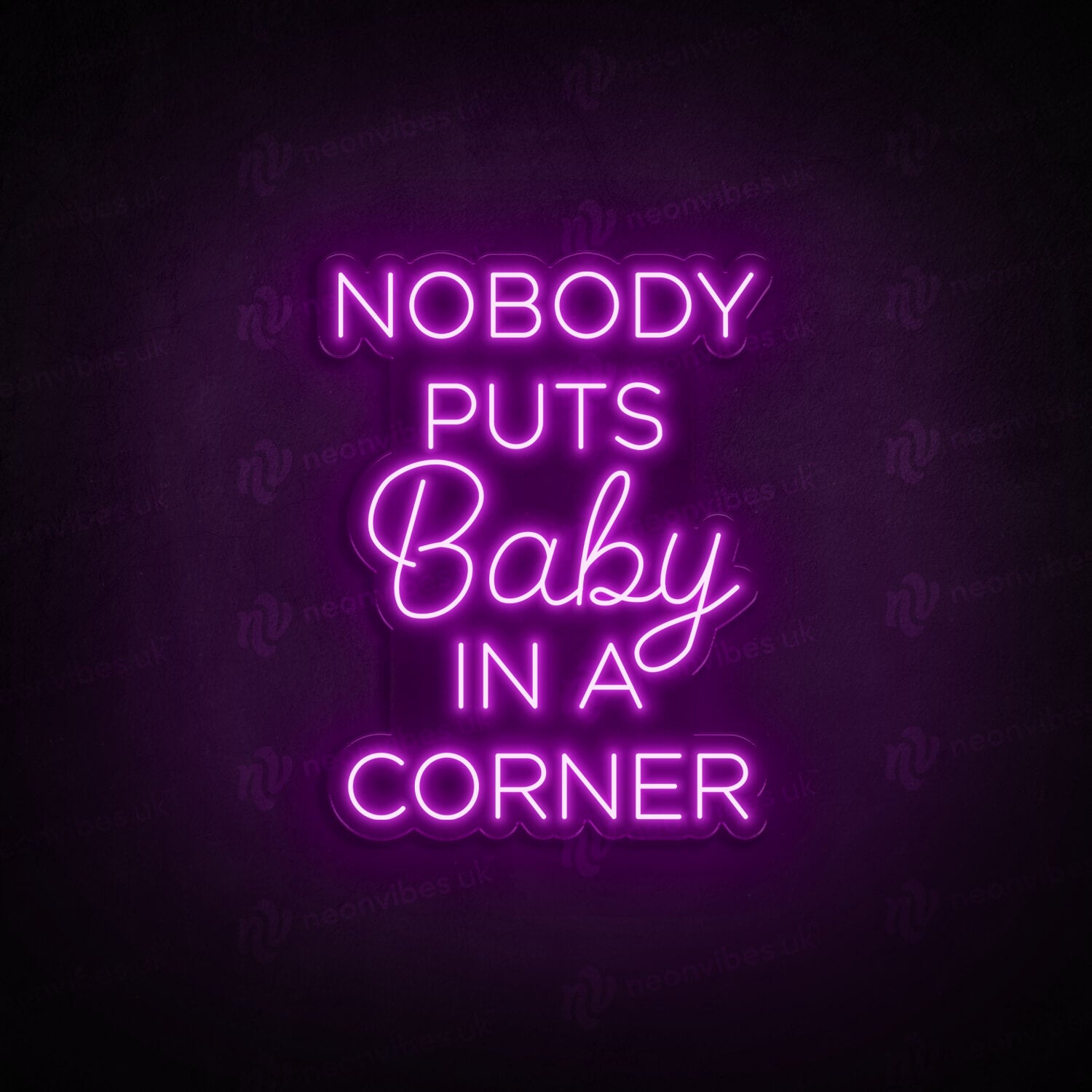 Baby Corner neon sign