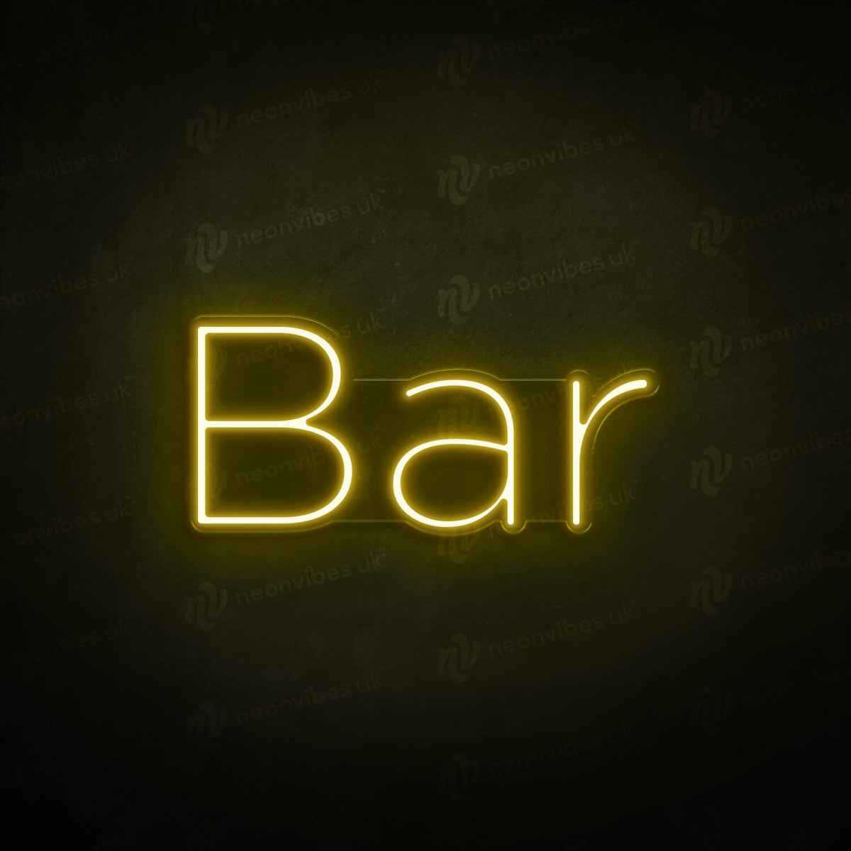 Bar neon sign