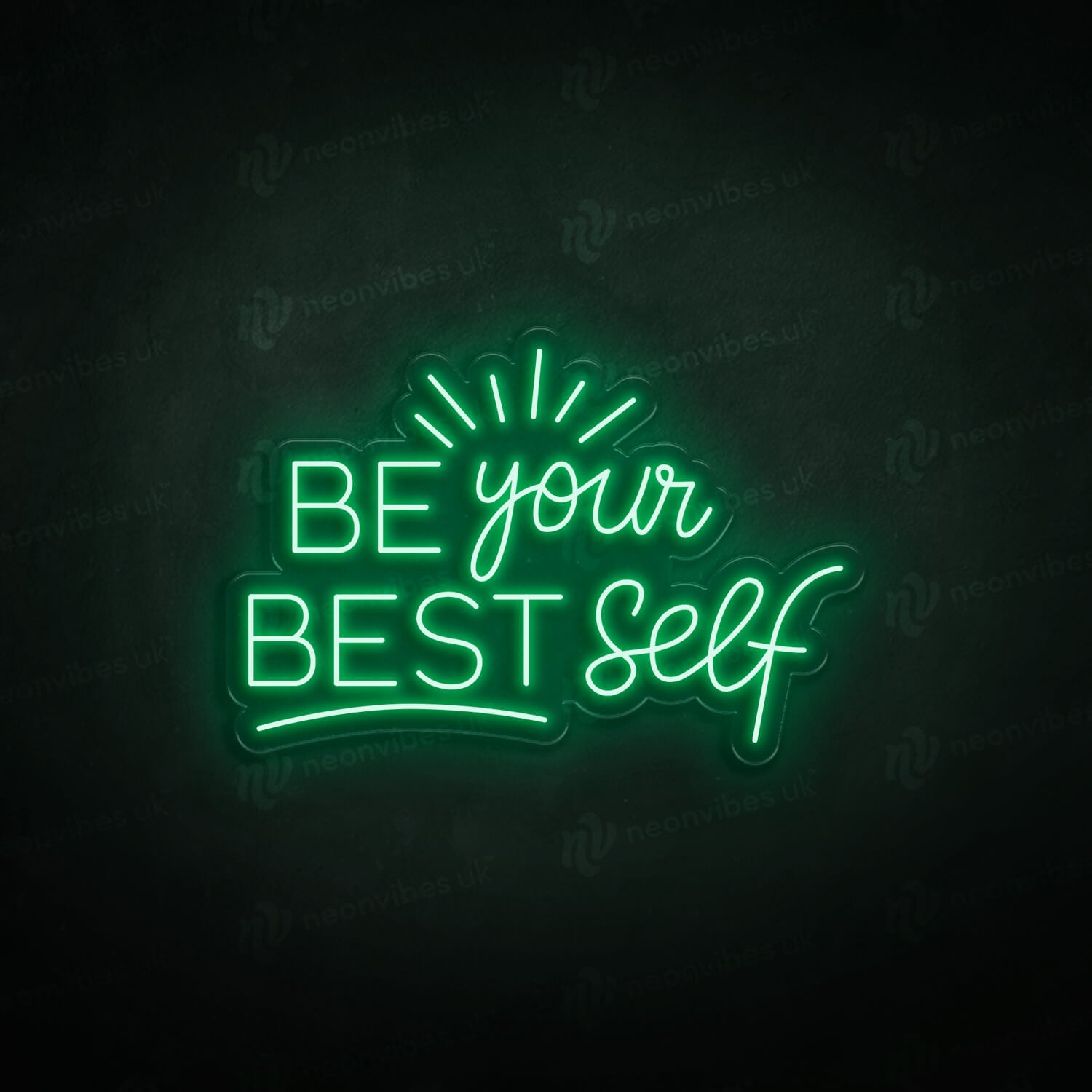 Be your best self neon sign