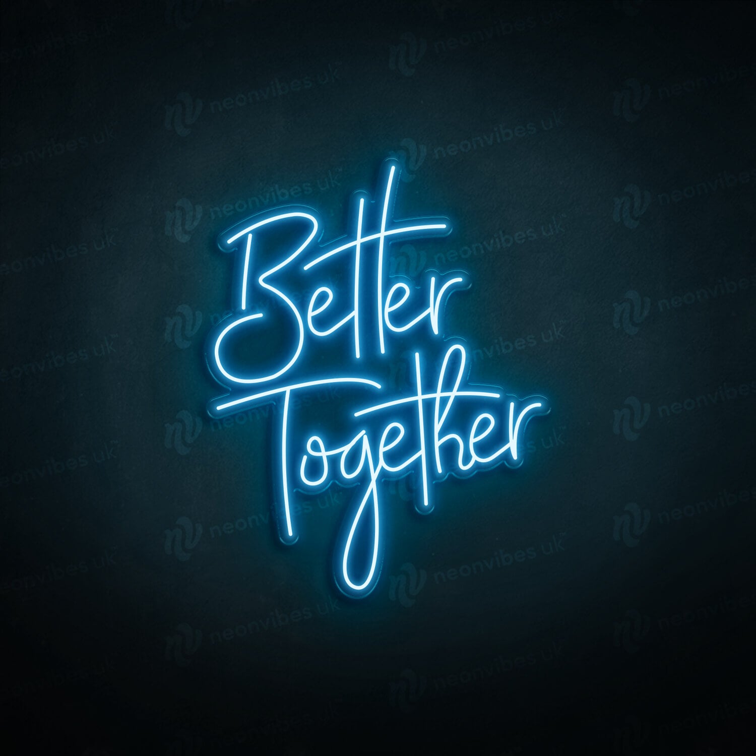 Better together neon sign