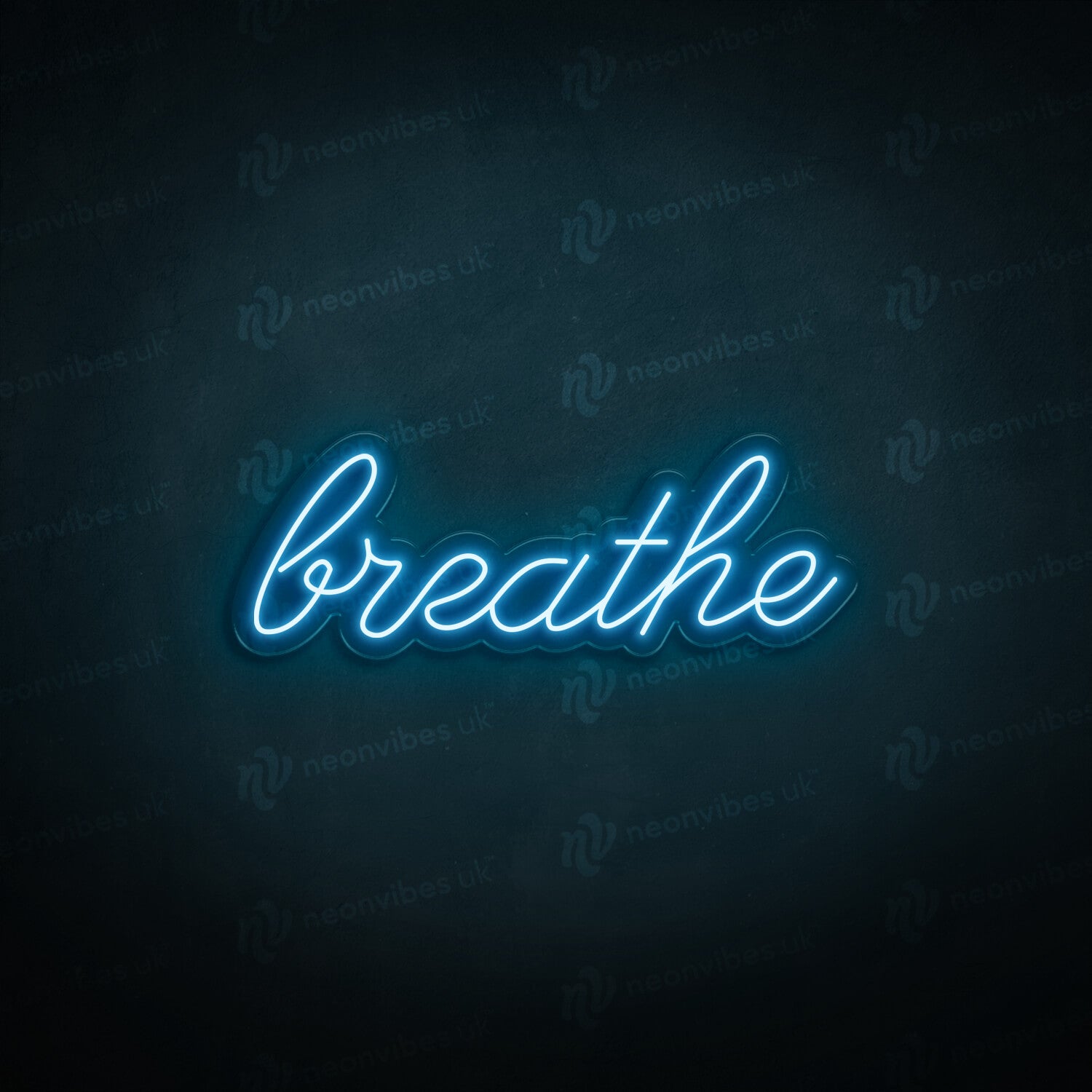 Breathe neon sign