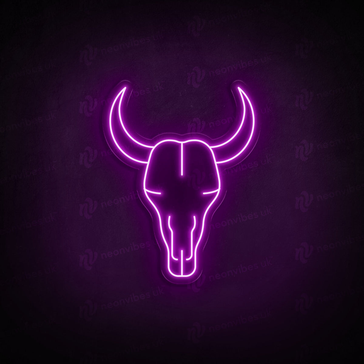 Bull Head neon sign