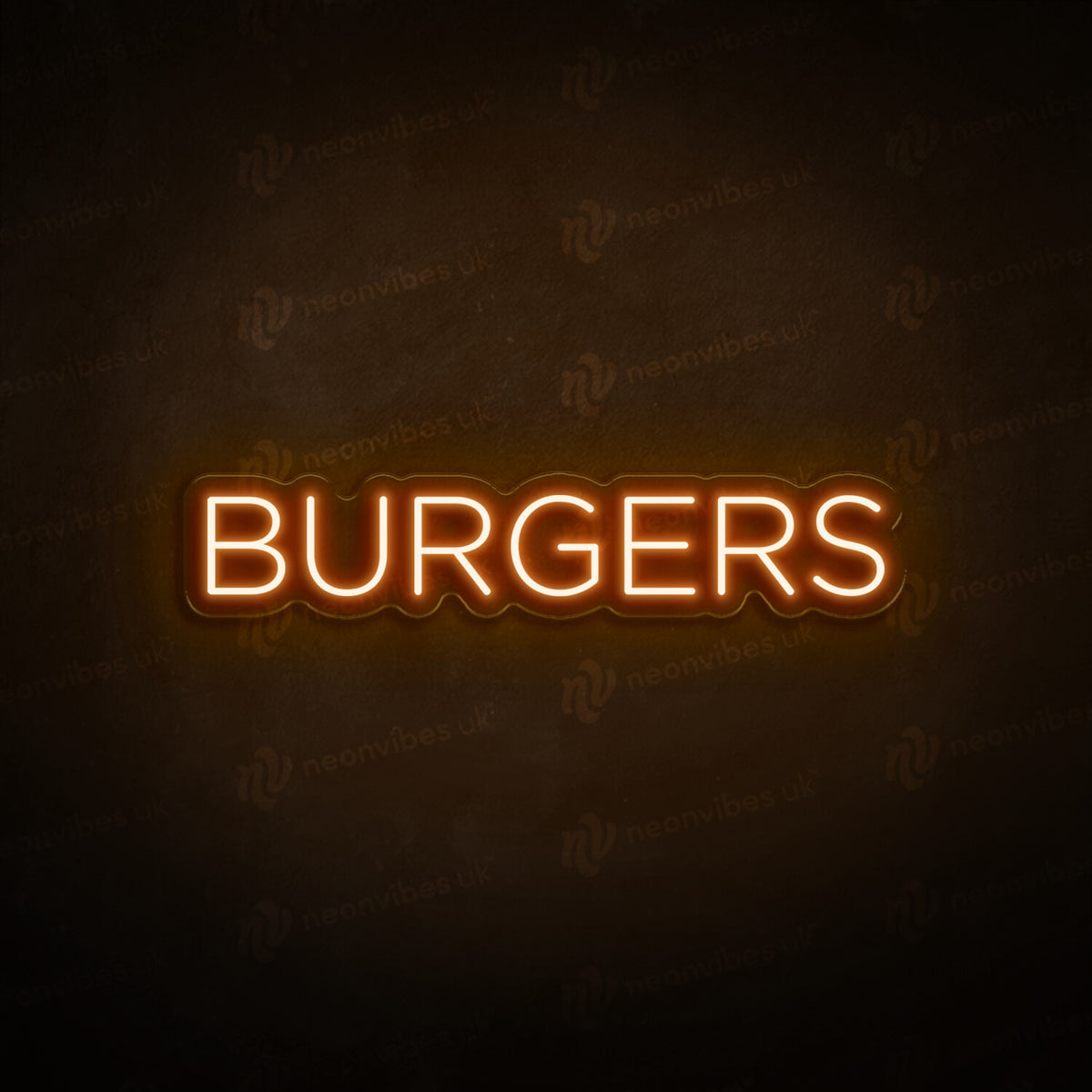 Burgers neon sign