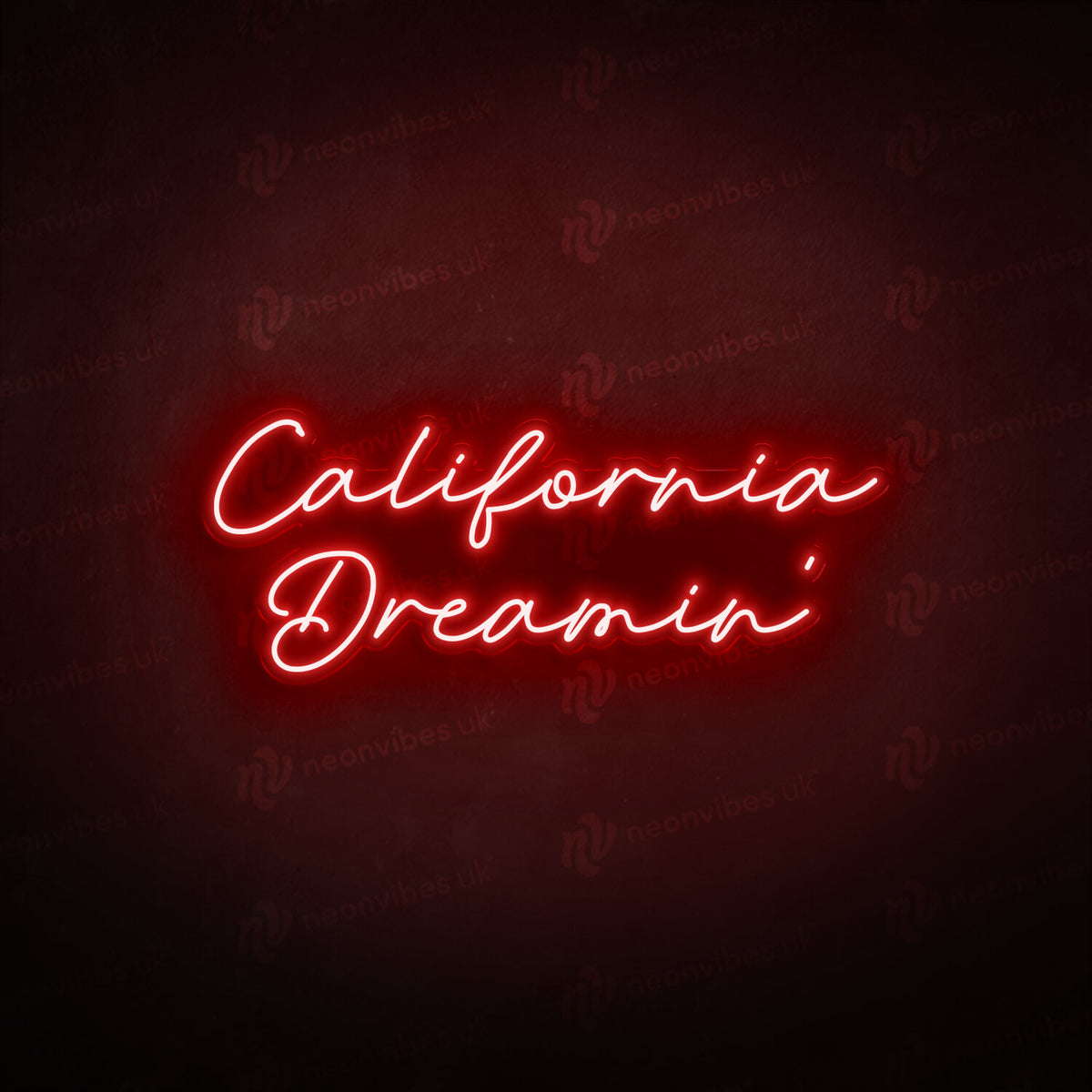 California dreaming neon sign