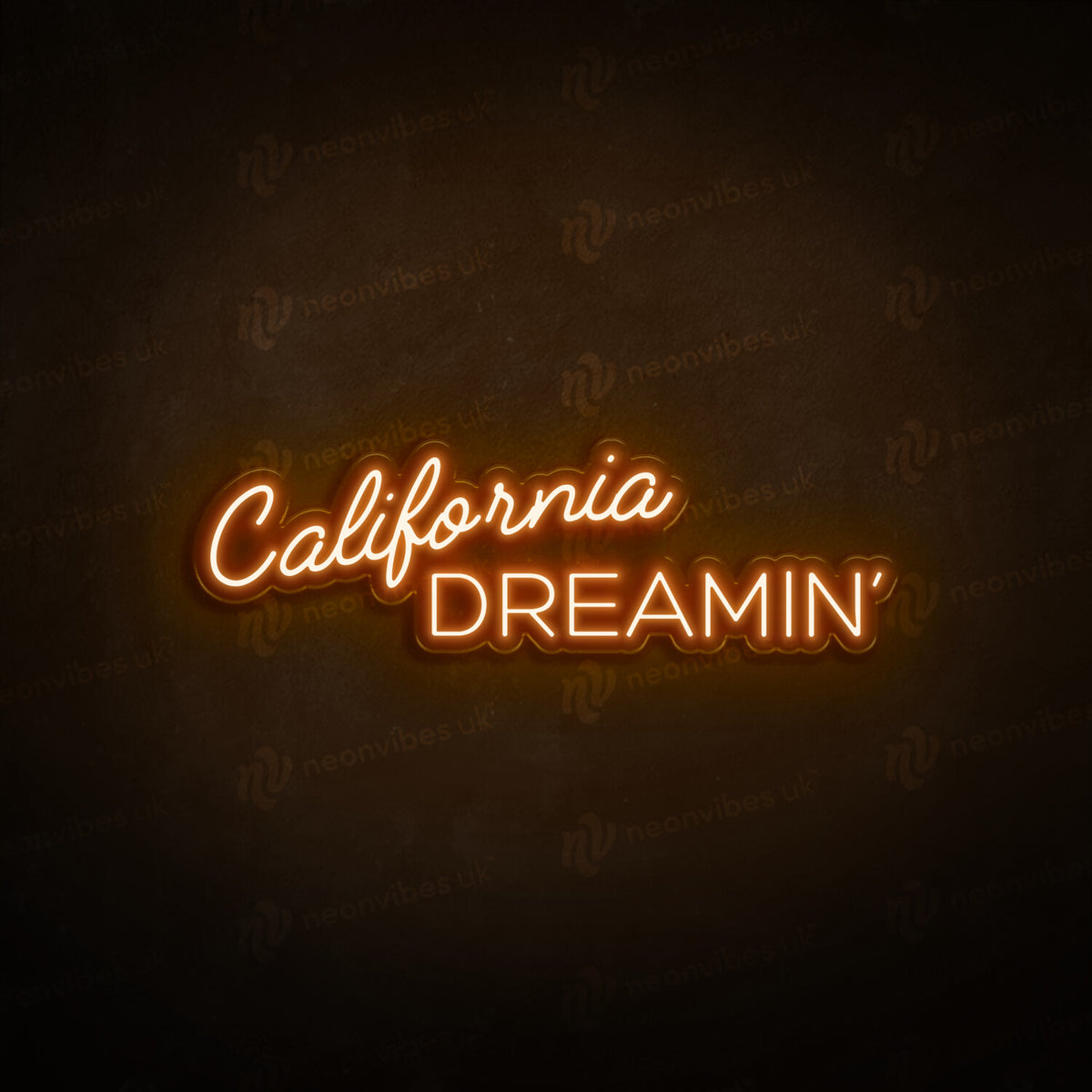 California dreaming neon sign