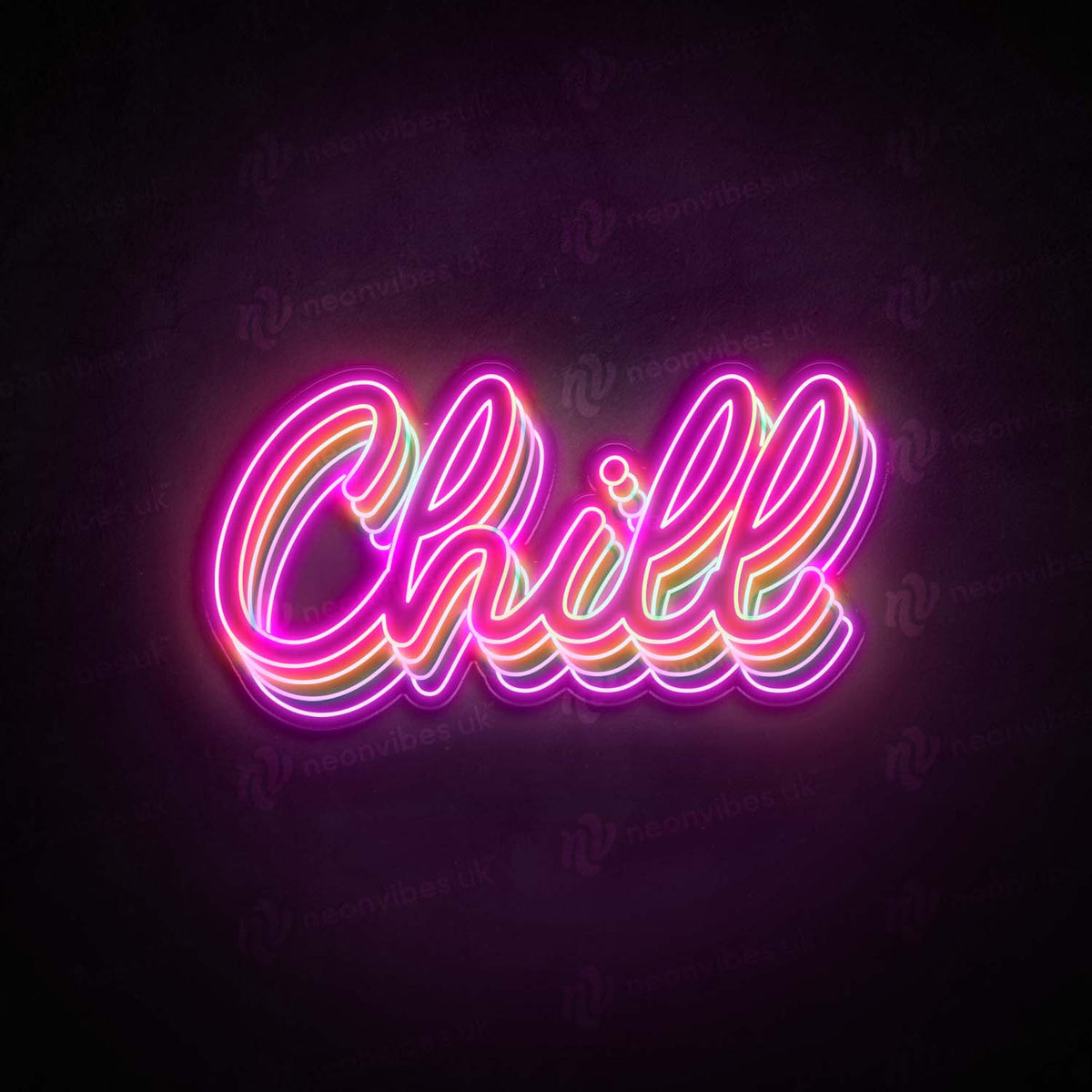 Chill neon sign