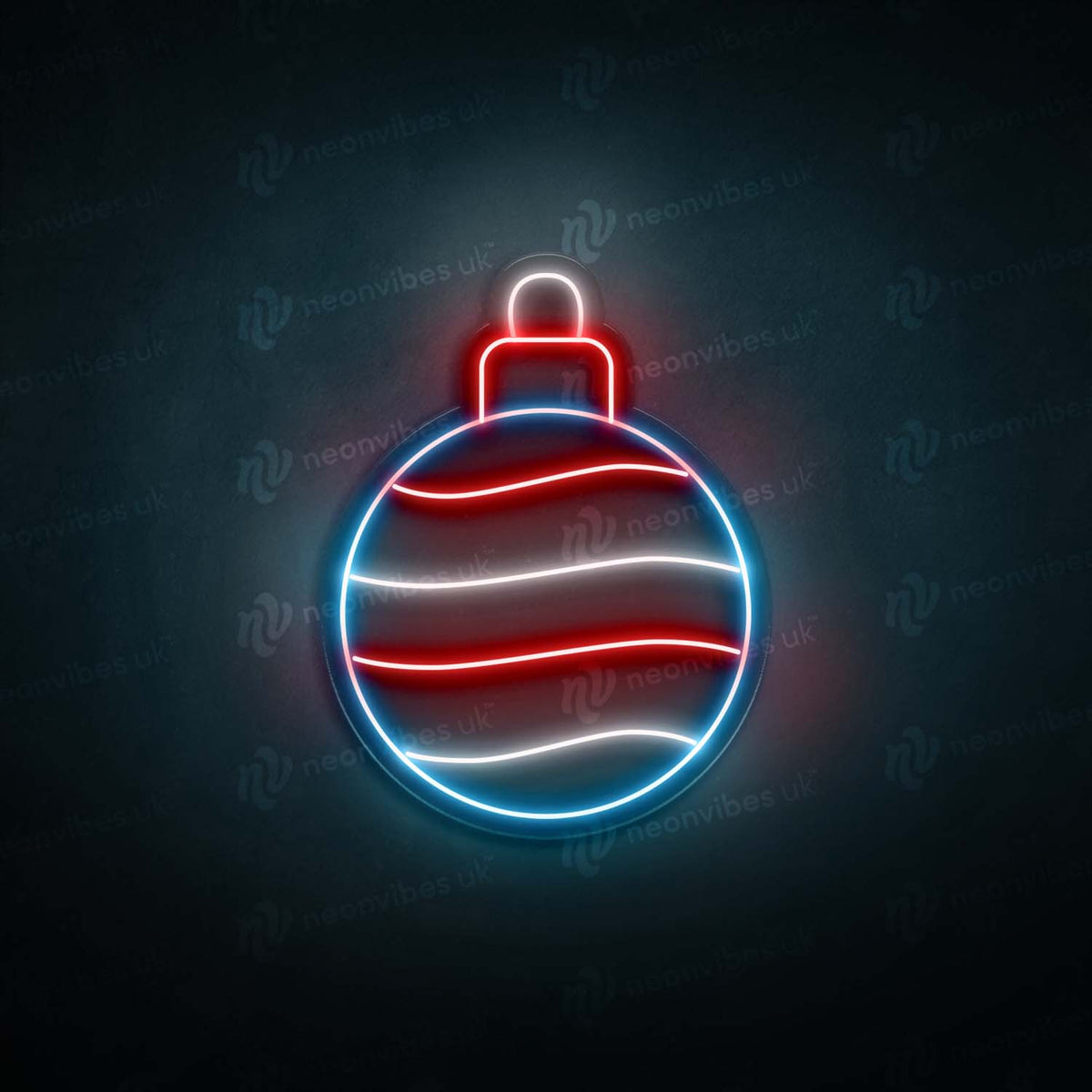Baubles neon sign