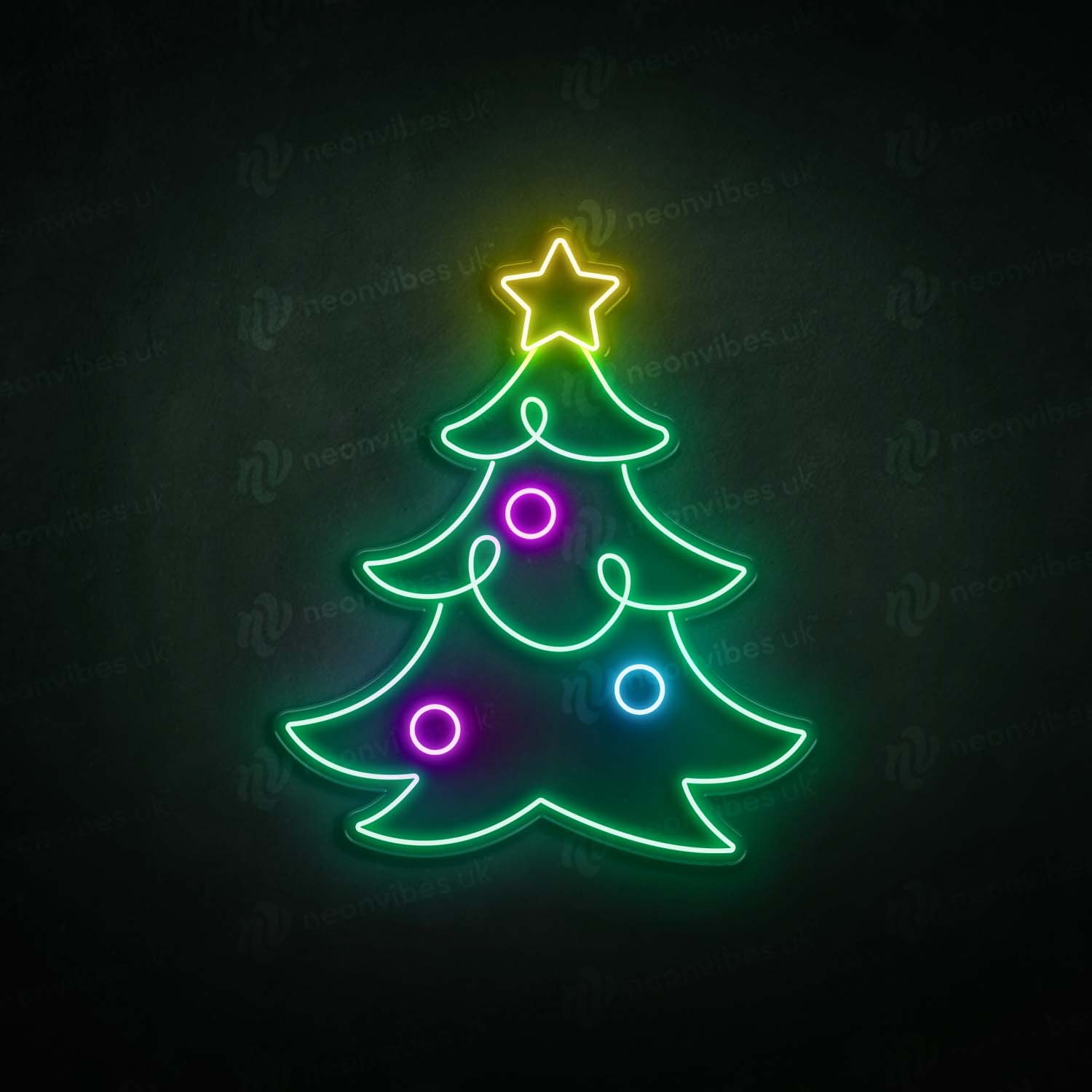 Christmas Tree neon sign
