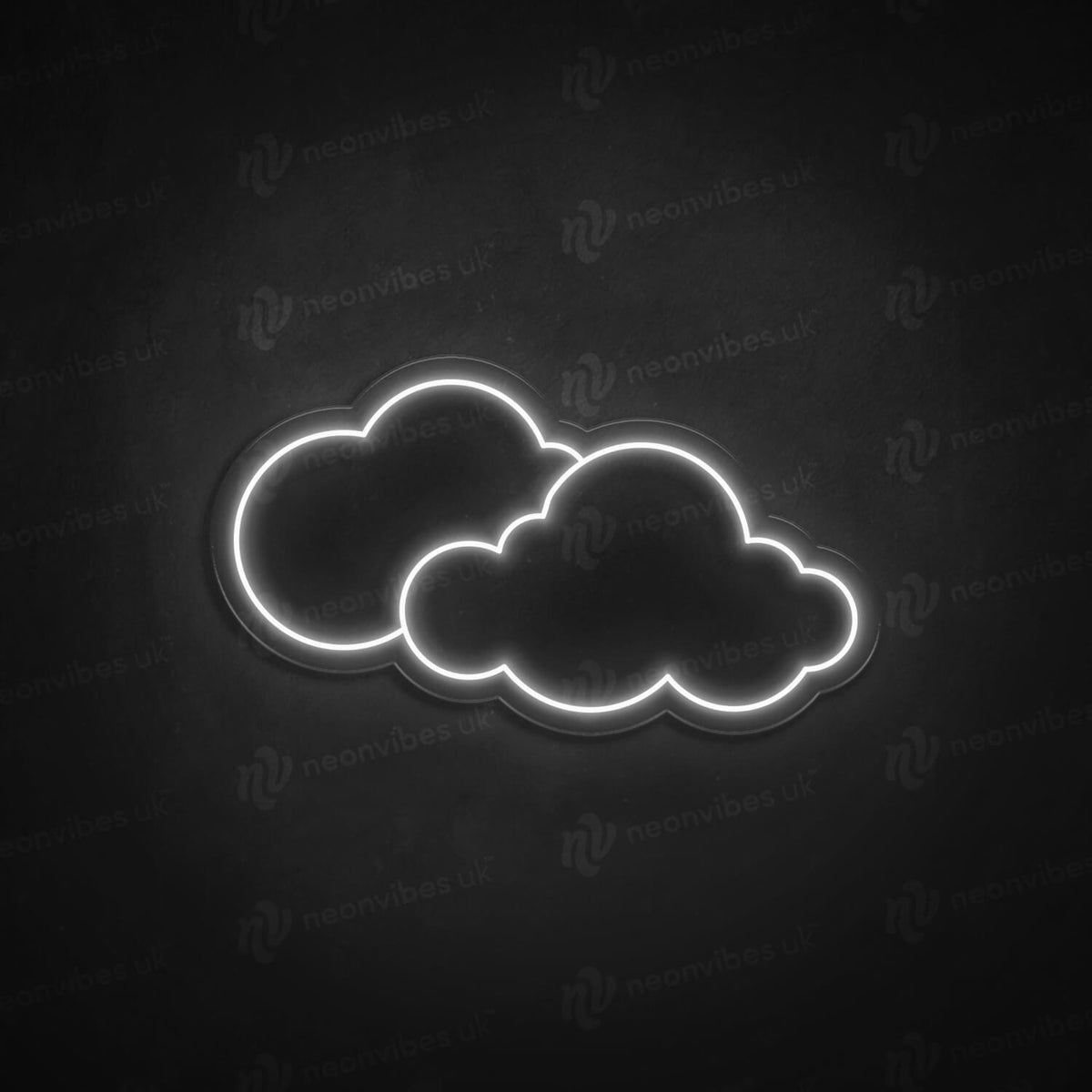 Clouds neon sign - V1