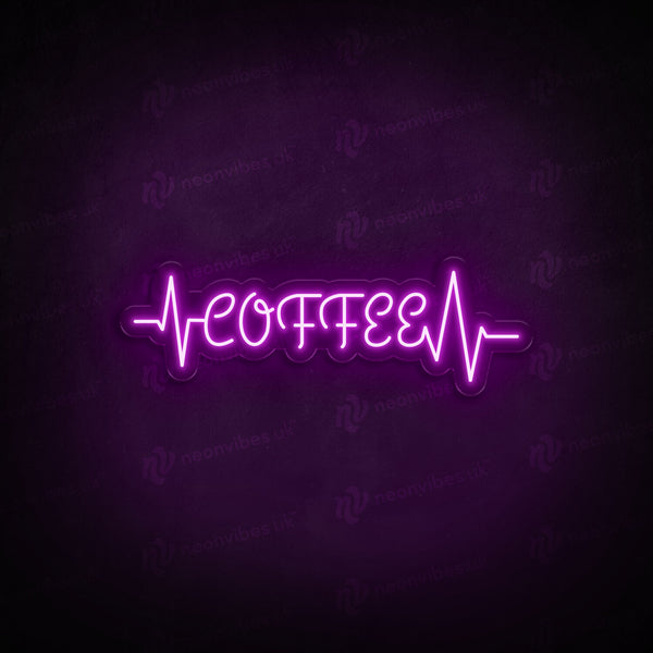 Coffee Beat neon sign - Neon Vibes®