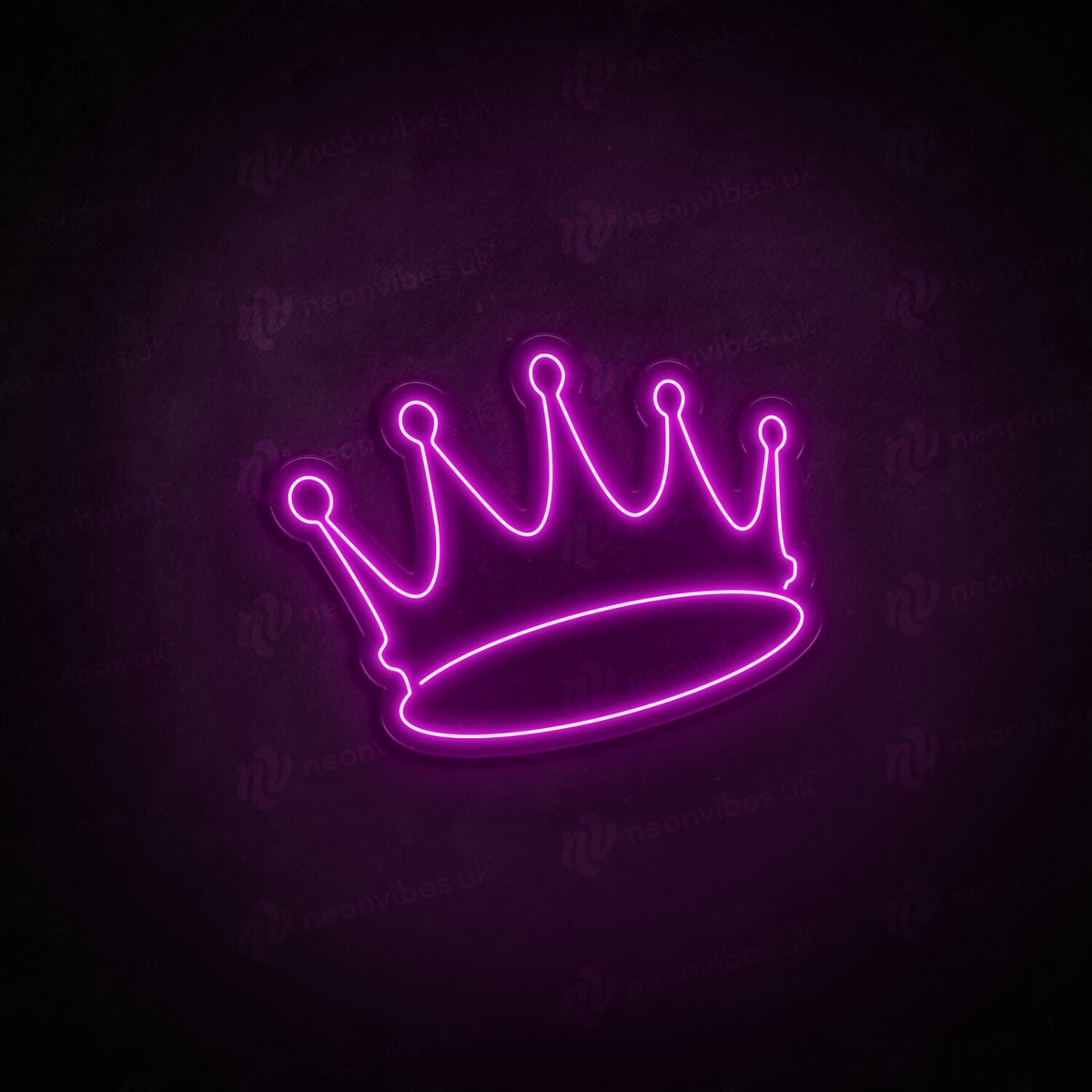 Crown neon sign