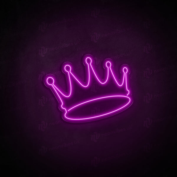 Crown neon sign - V2 - Neon Vibes® neon signs