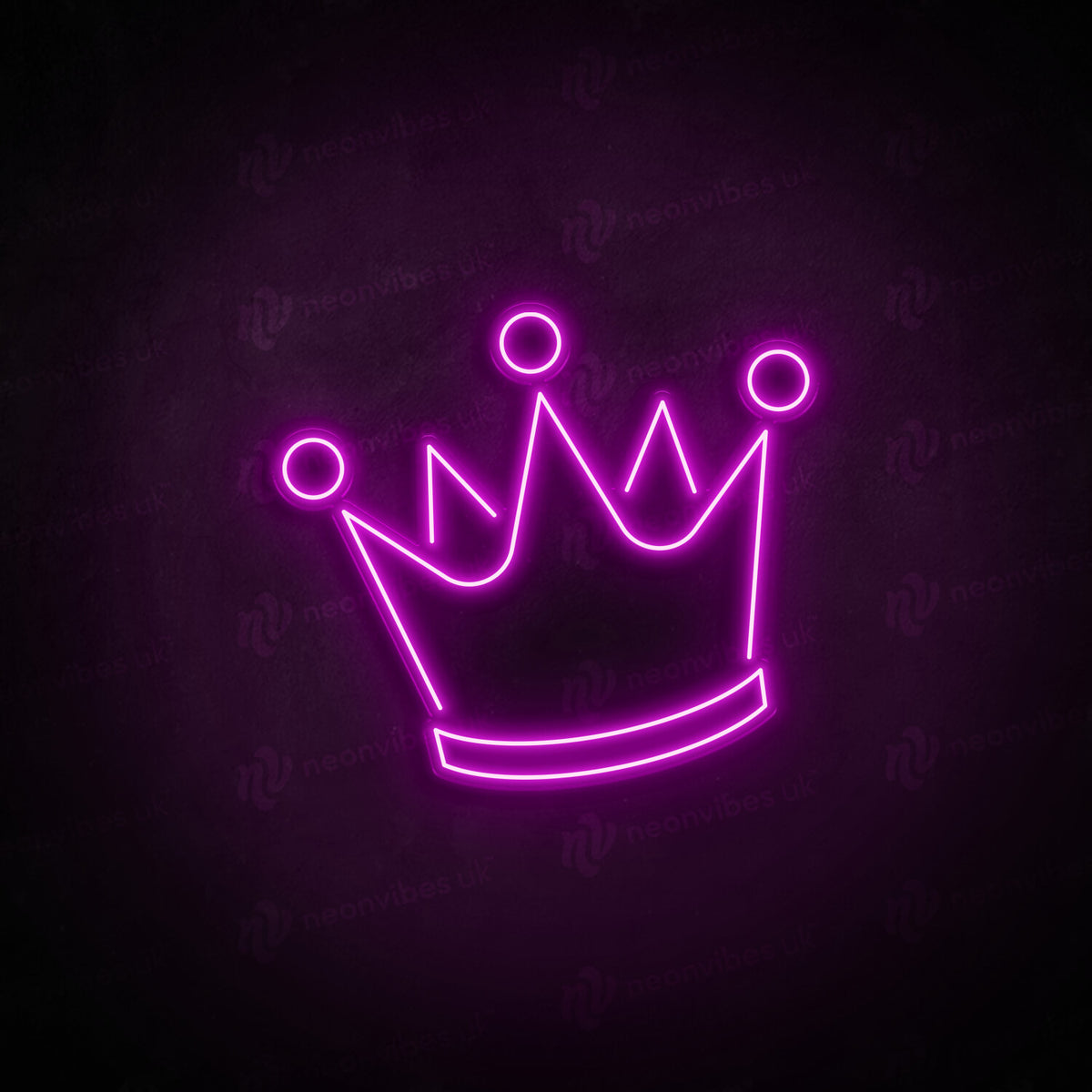 Crown neon sign