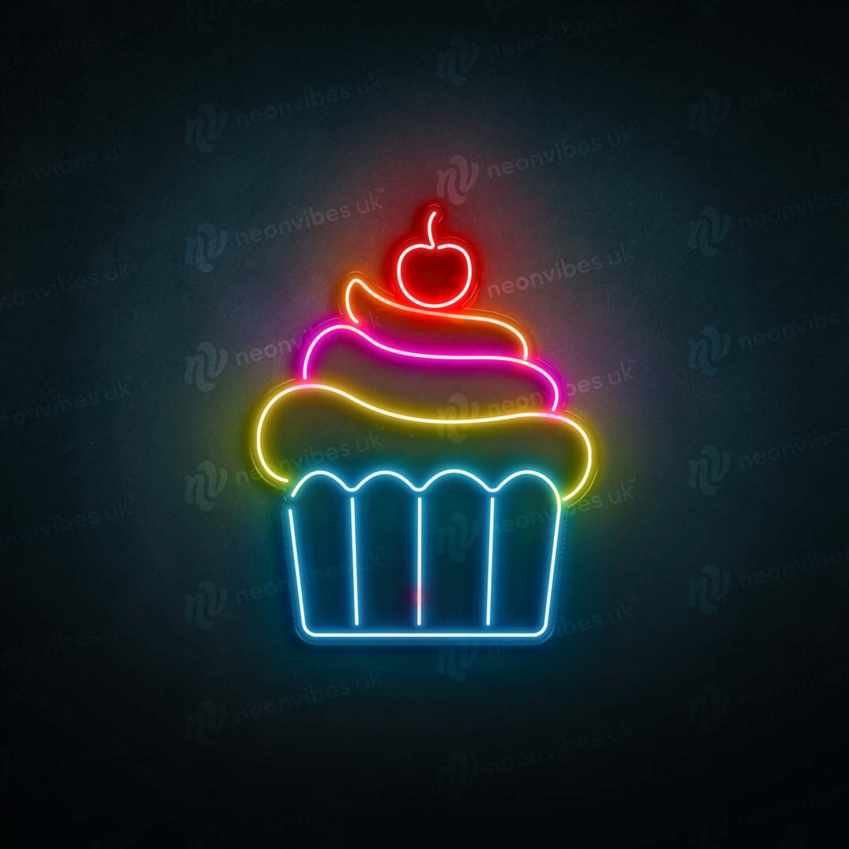 Cupcake neon sign