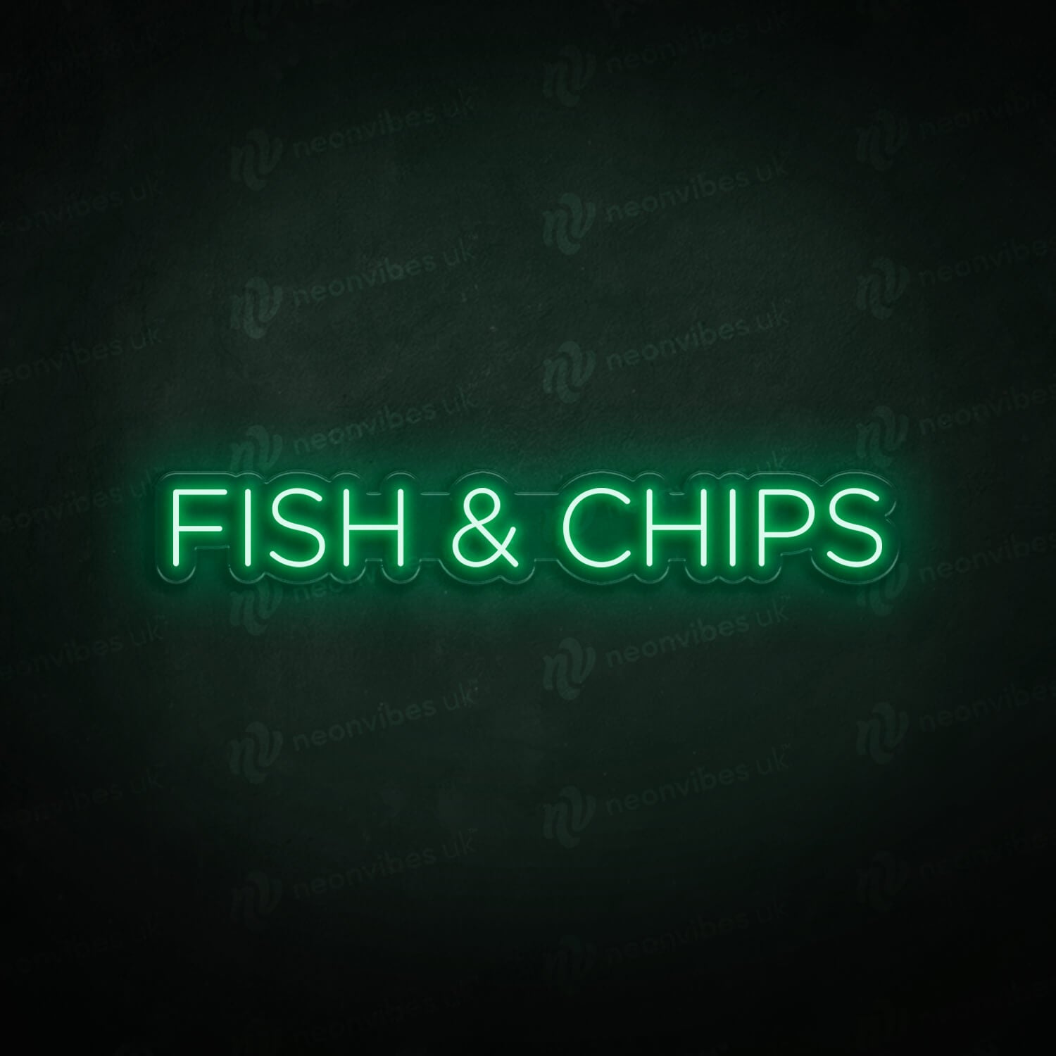 Fish & Chips neon sign