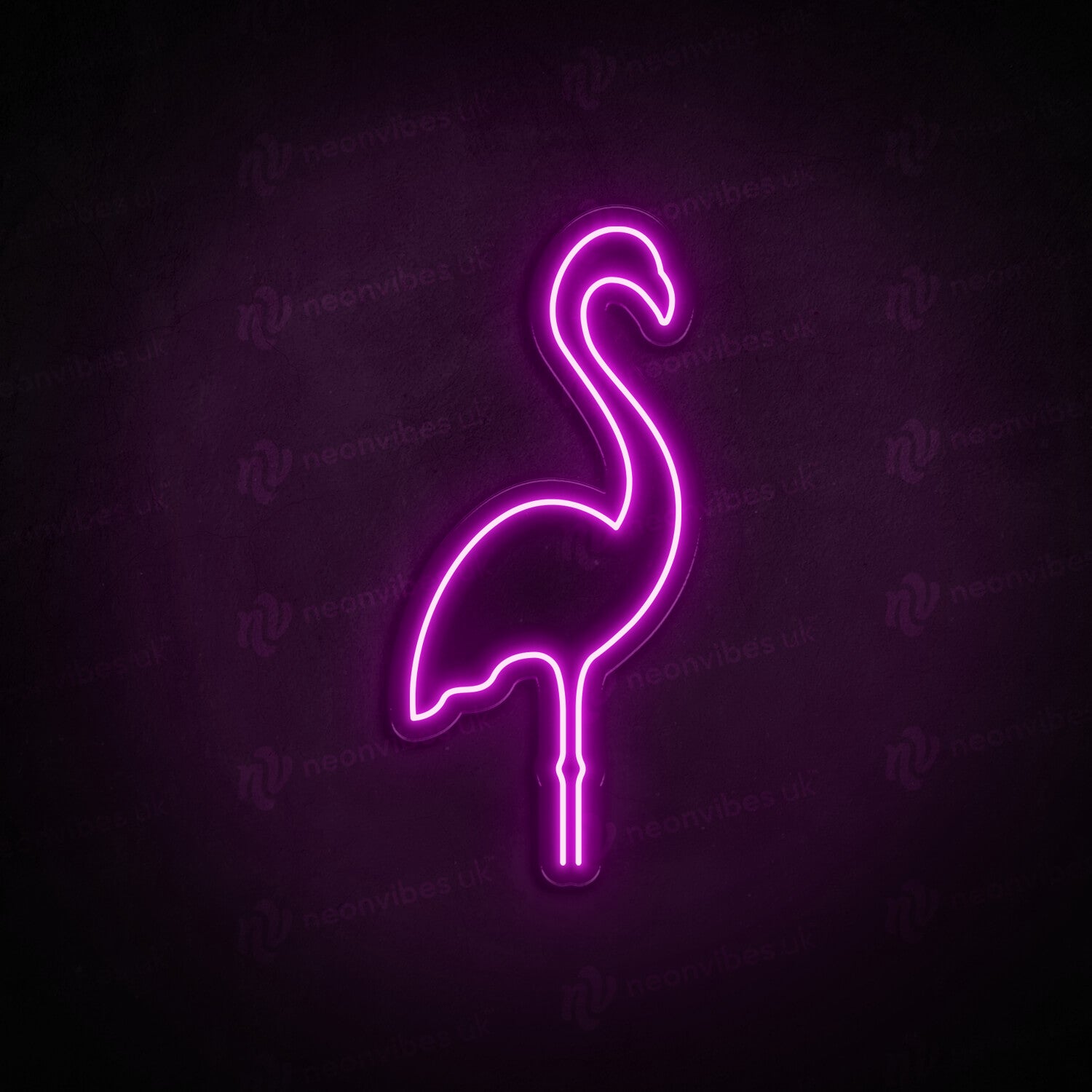 Flamingo neon sign