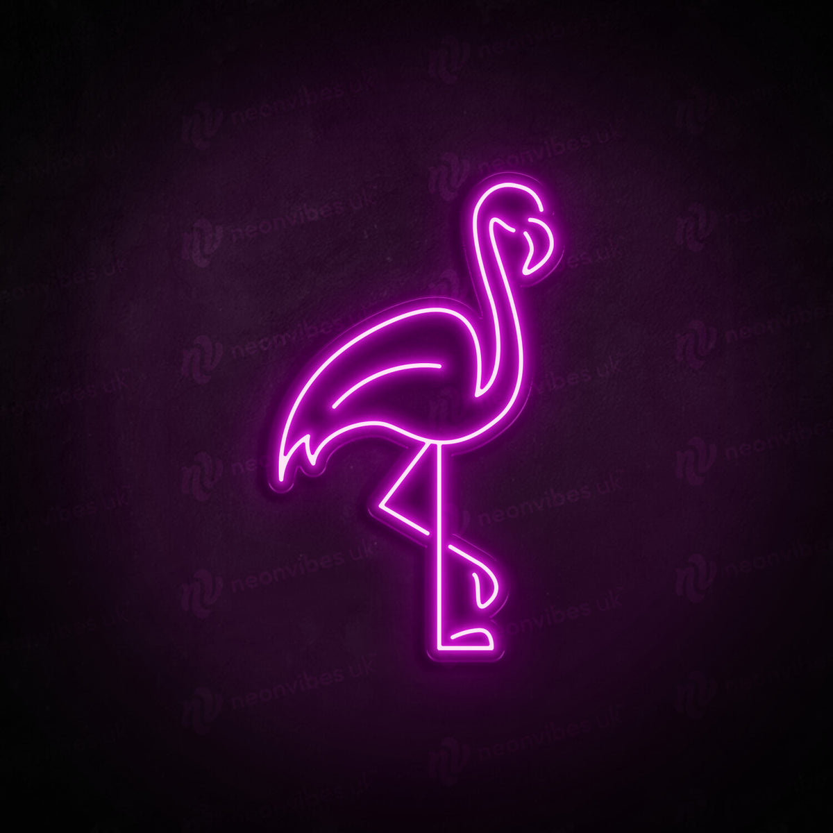 Flamingo neon sign