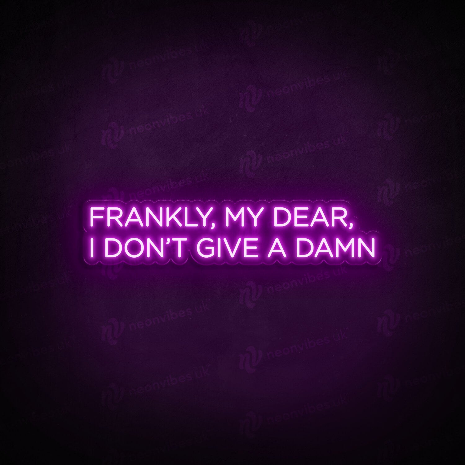  Frankly My Dear neon sign
