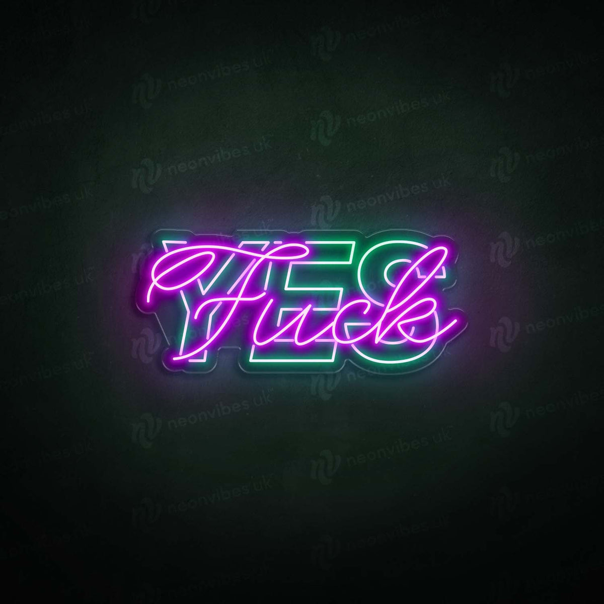 Fuck Yes neon sign