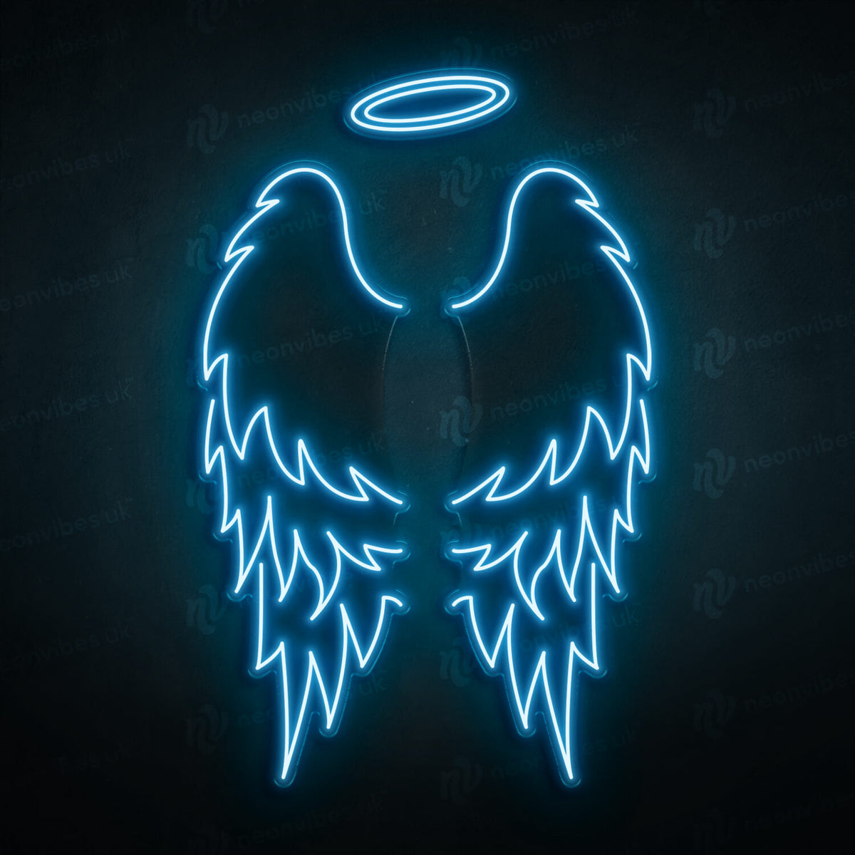 Angel wings neon sign