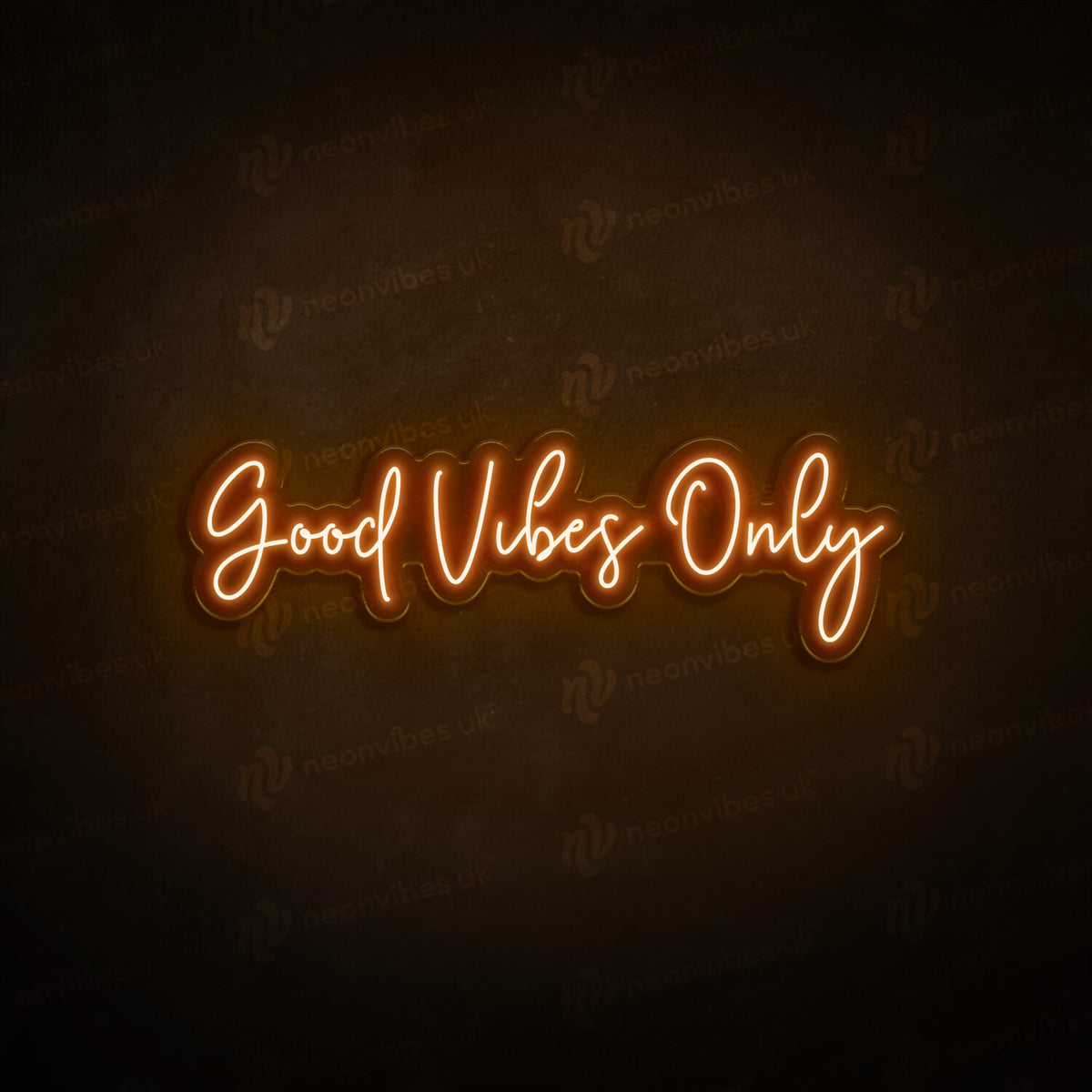 Good vibes only neon sign