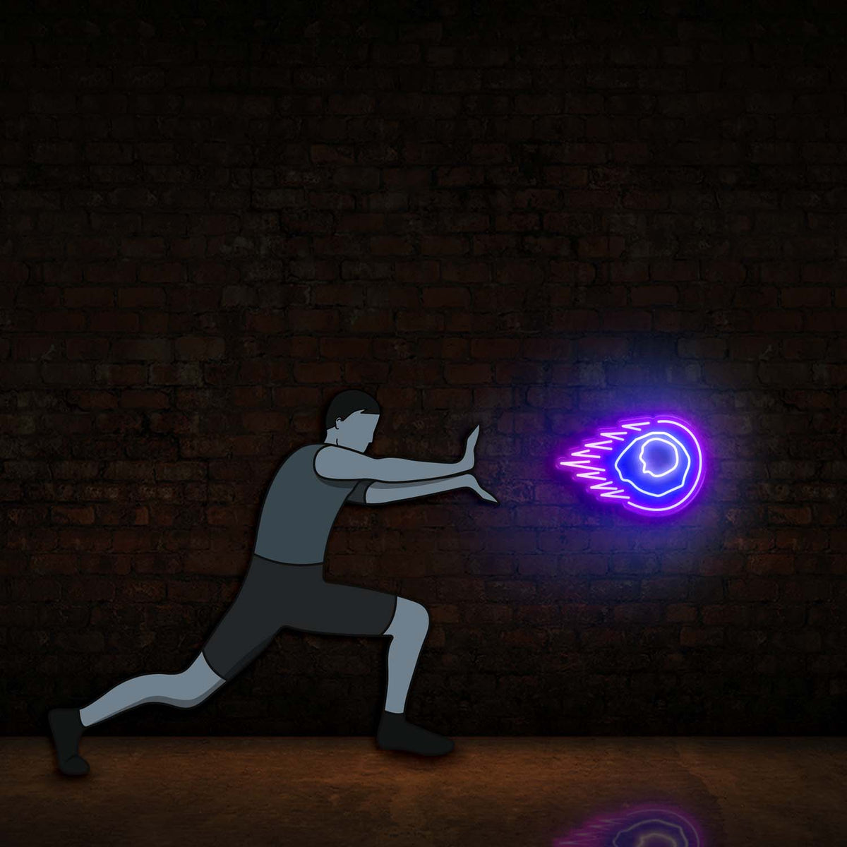 Hadouken Fireball neon sign