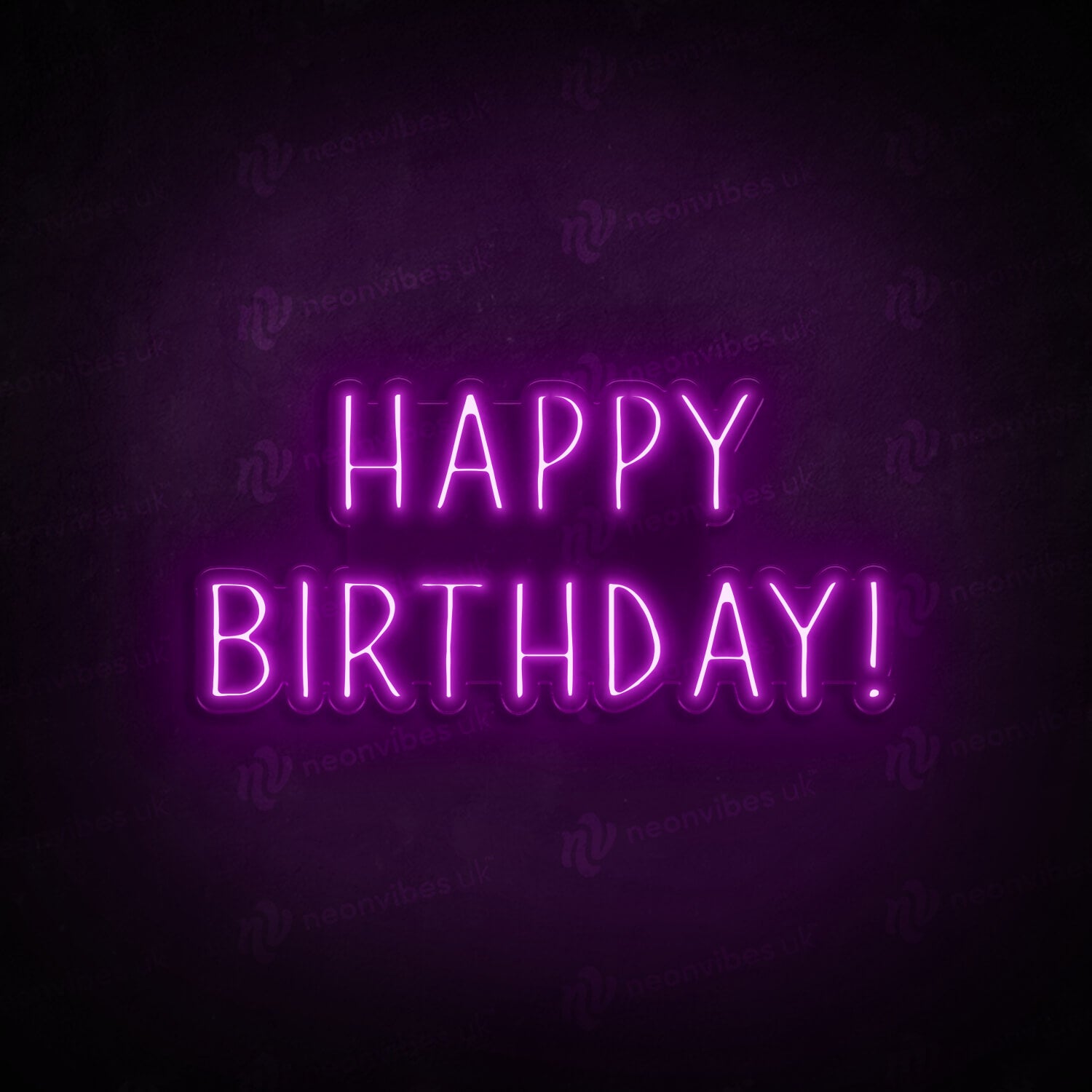 Happy Birthday V1 neon sign