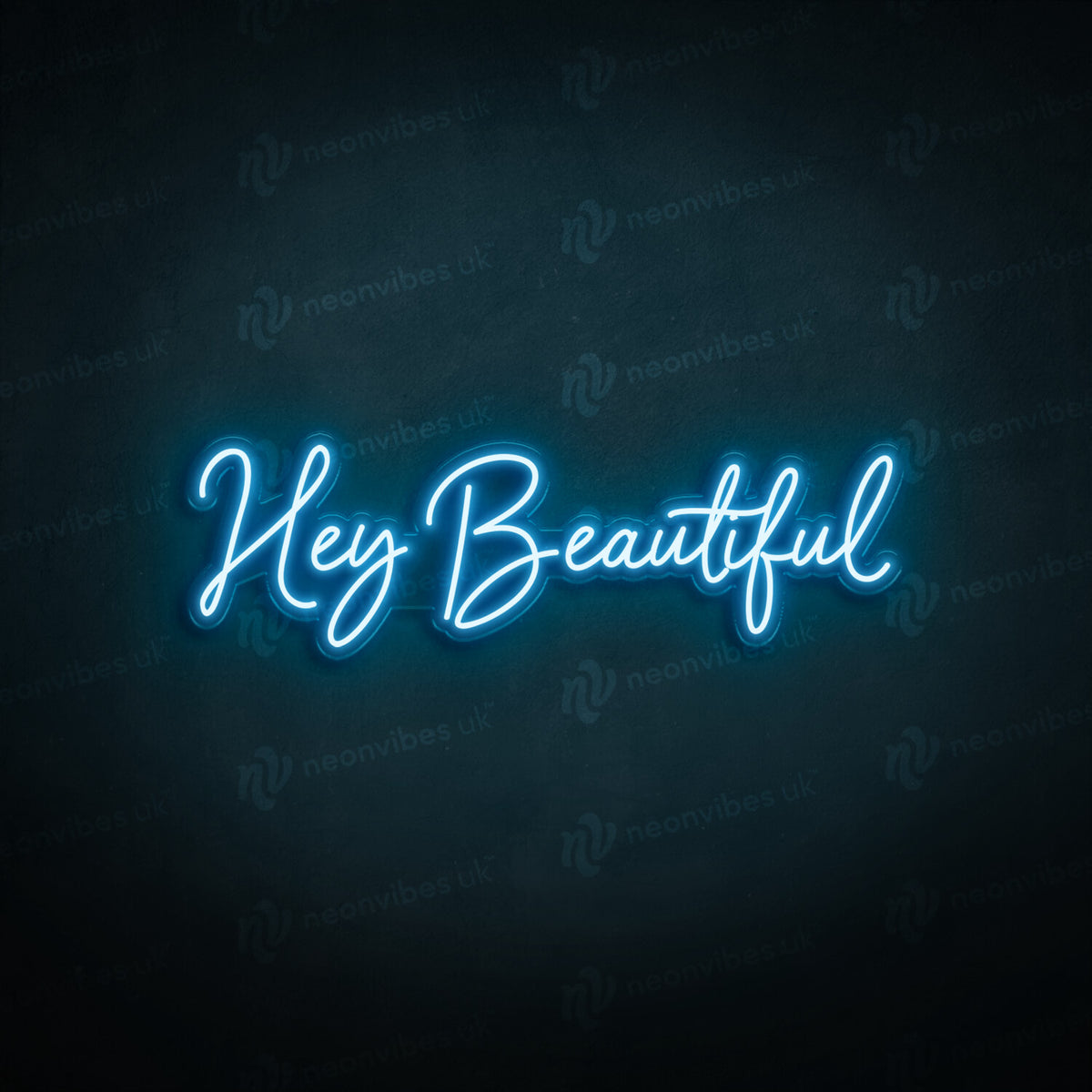 Hey Beautiful neon sign