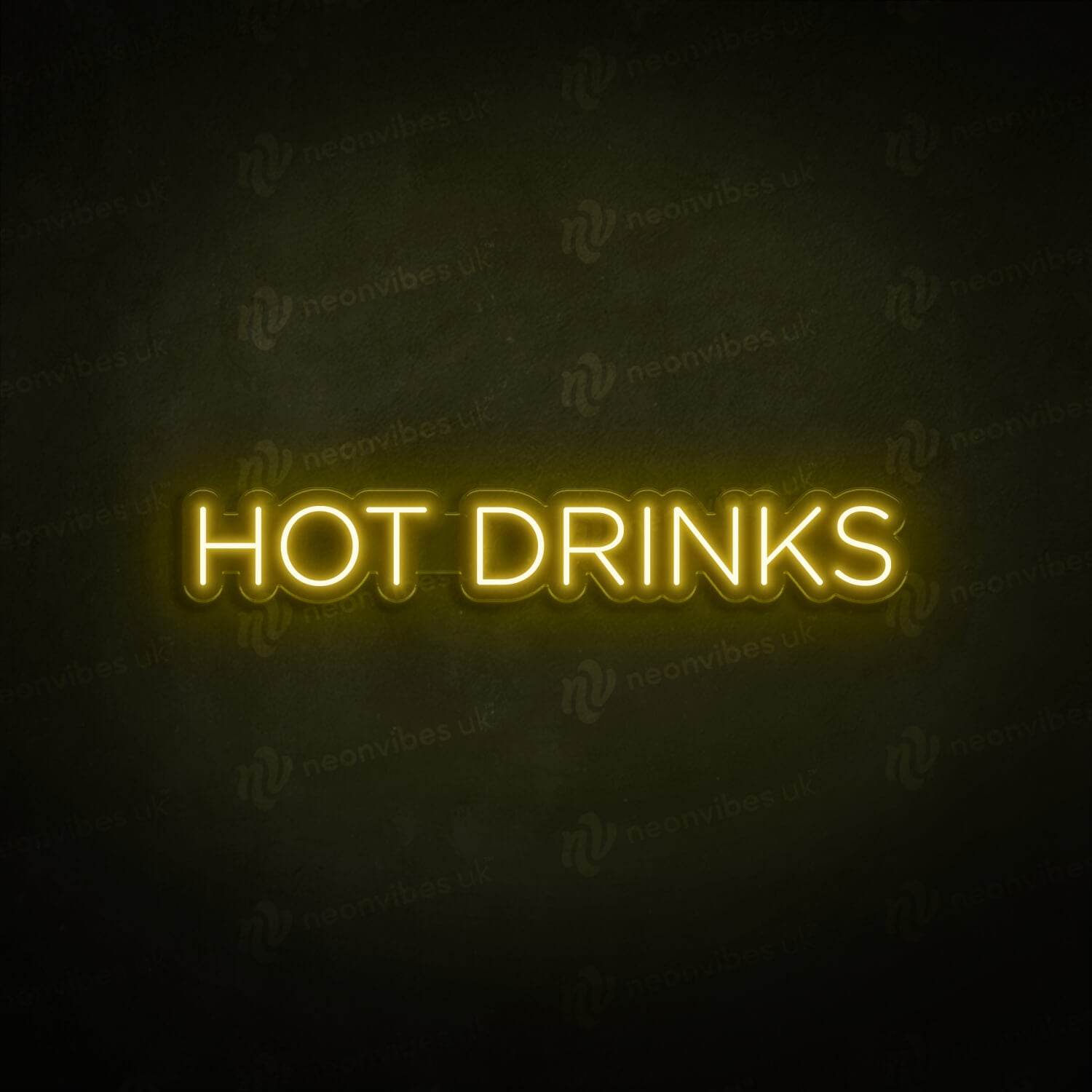 Hot Drinks neon sign