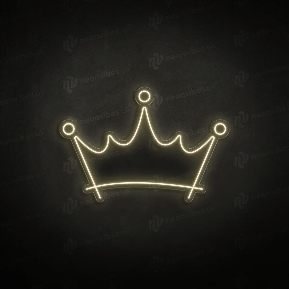 Kings Crown neon sign
