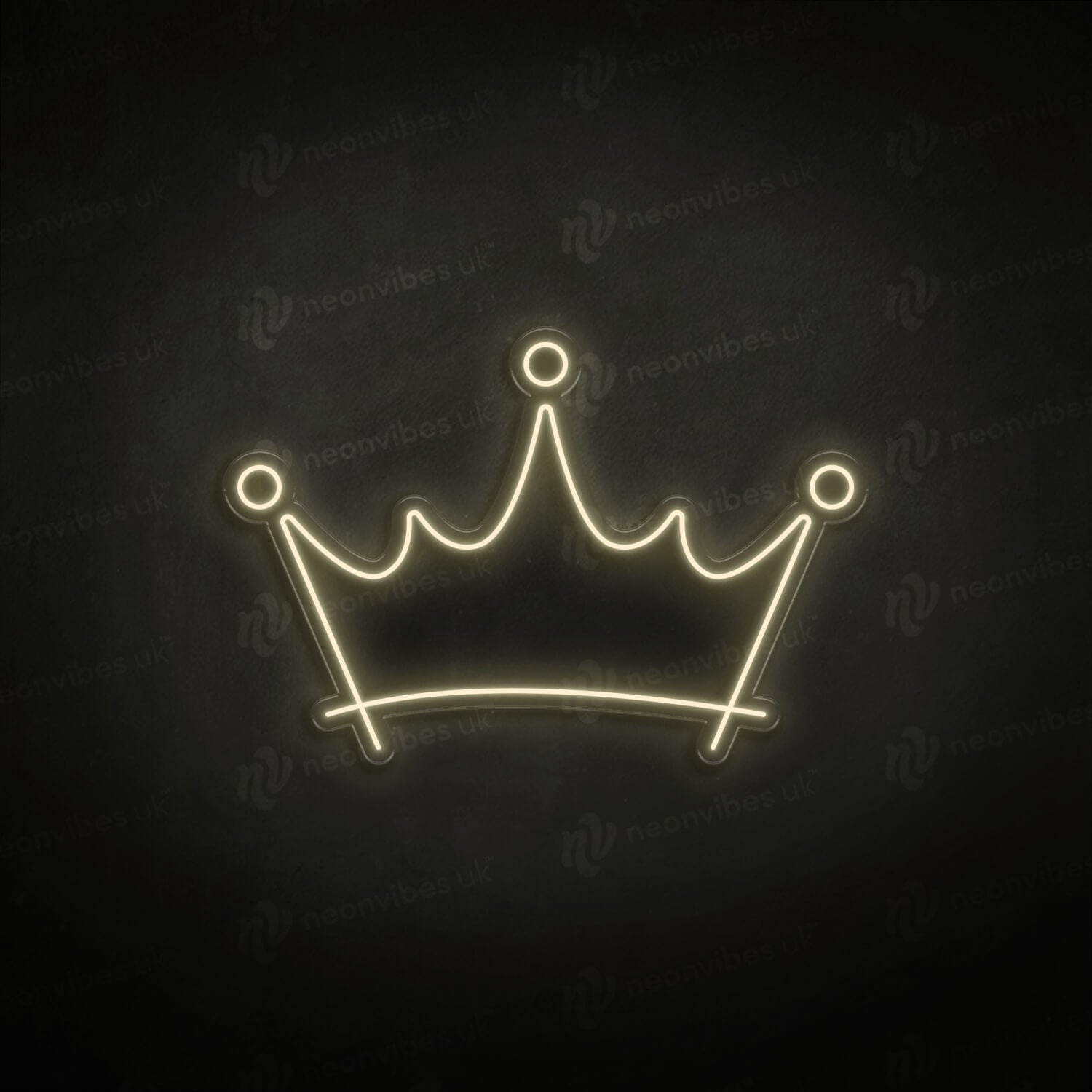 Kings Crown neon sign