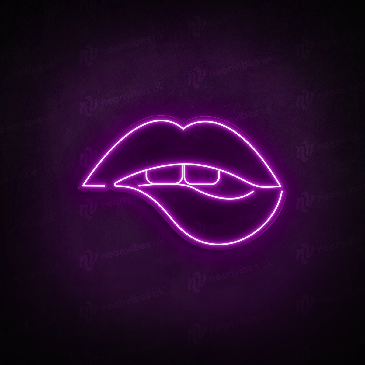 Lips neon sign