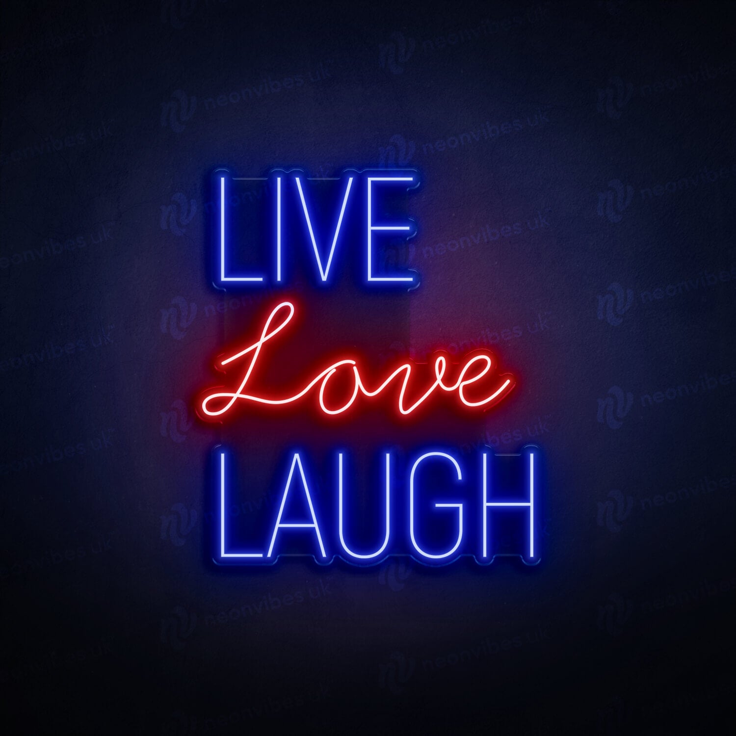 Live Love Laugh LED Neon Sign - Neon Vibes® - Neon Vibes® neon signs