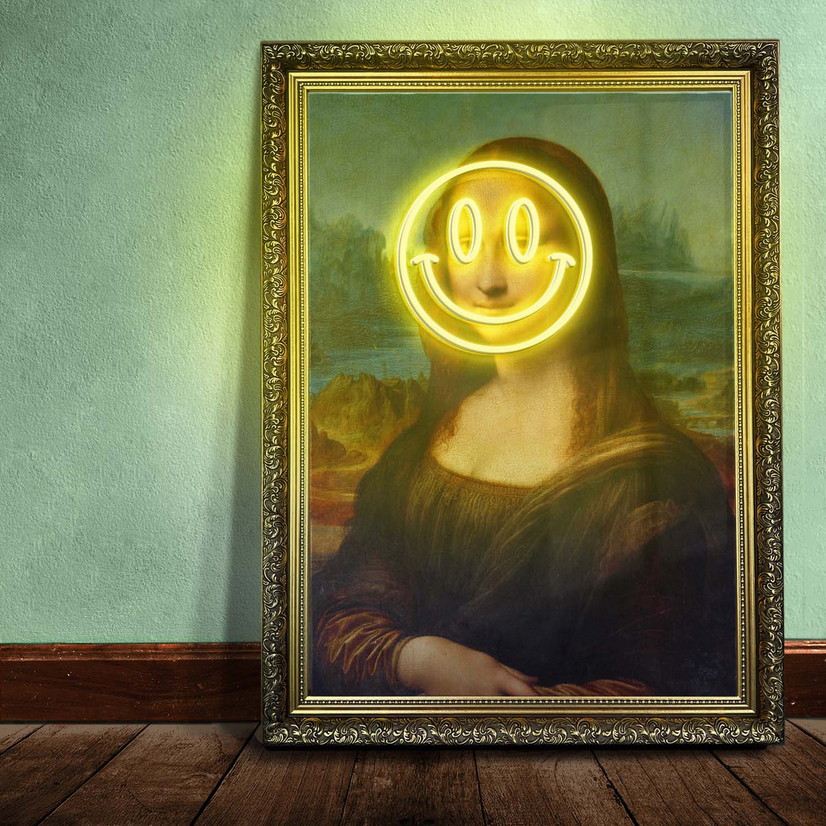 Mona Lisa neon sign