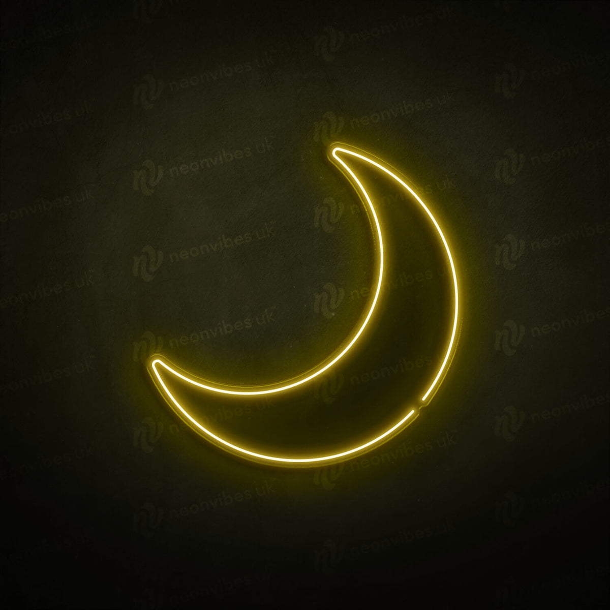 Moon neon sign