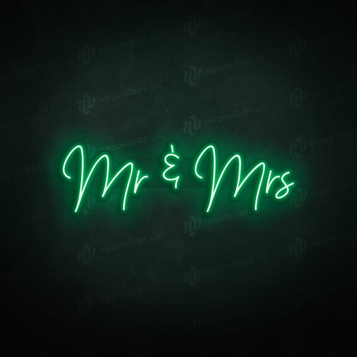 Mr &amp; Mrs neon sign