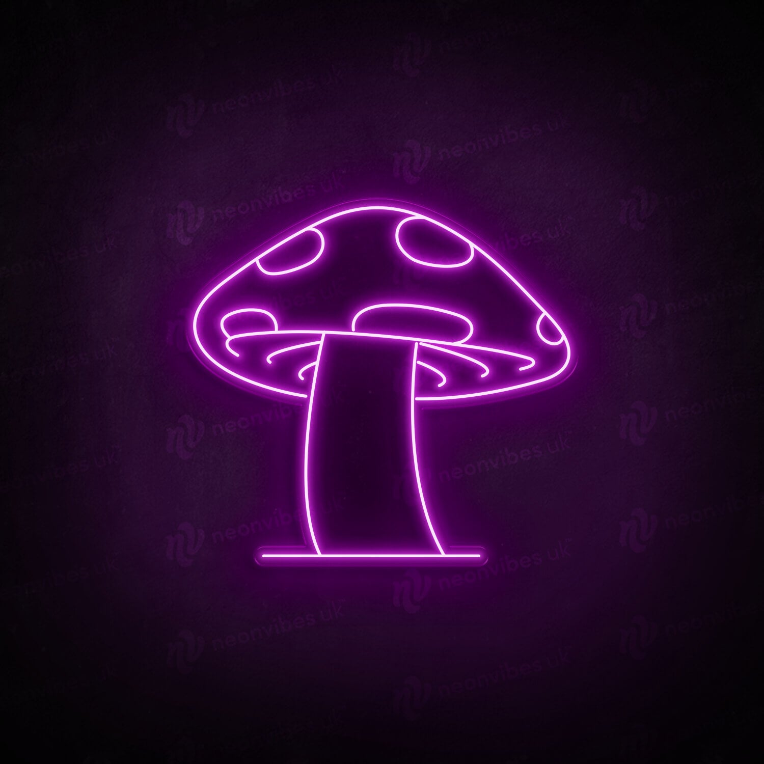 Mushroom neon sign