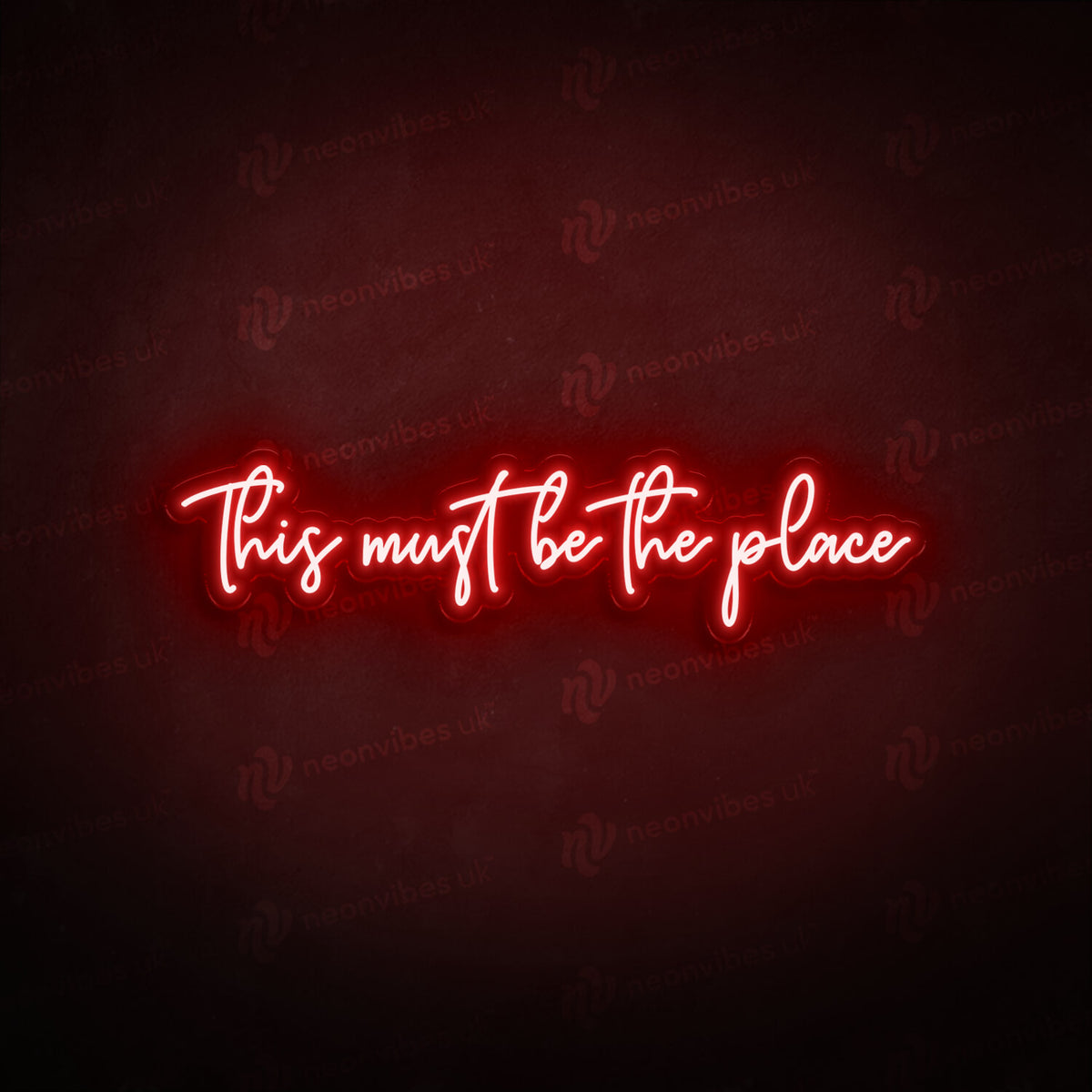 This must be the place neon sign