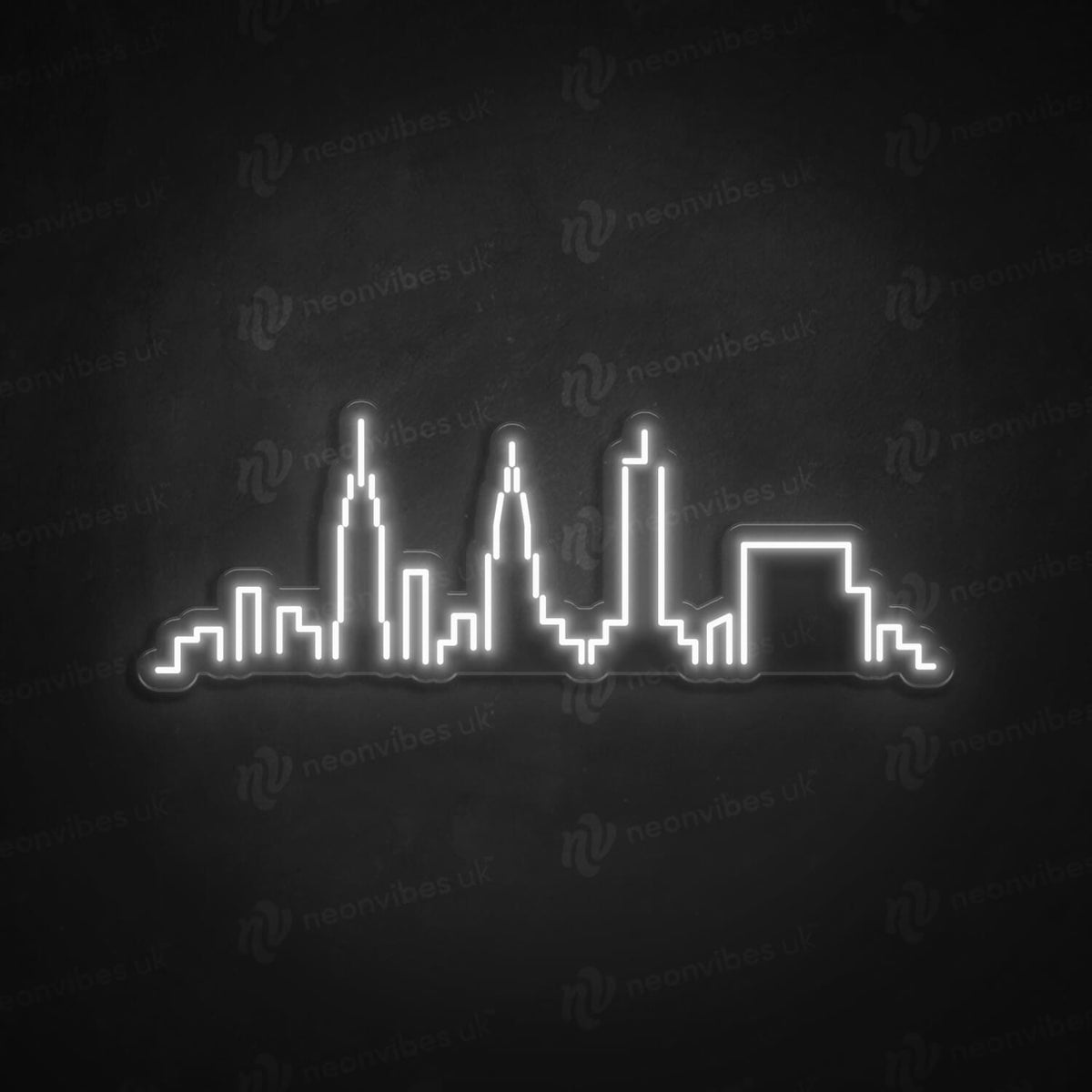 NYC Skyline neon sign