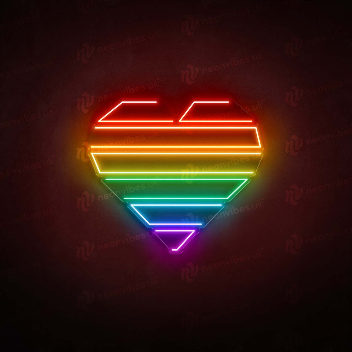 Pride Heart neon sign