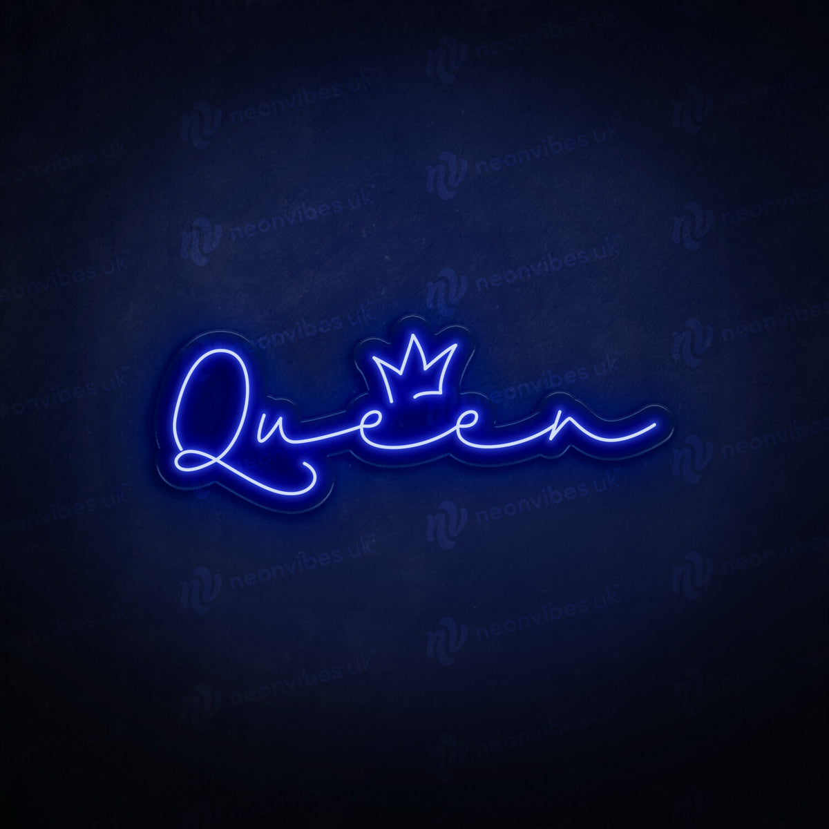 Queen &amp; Crown neon sign