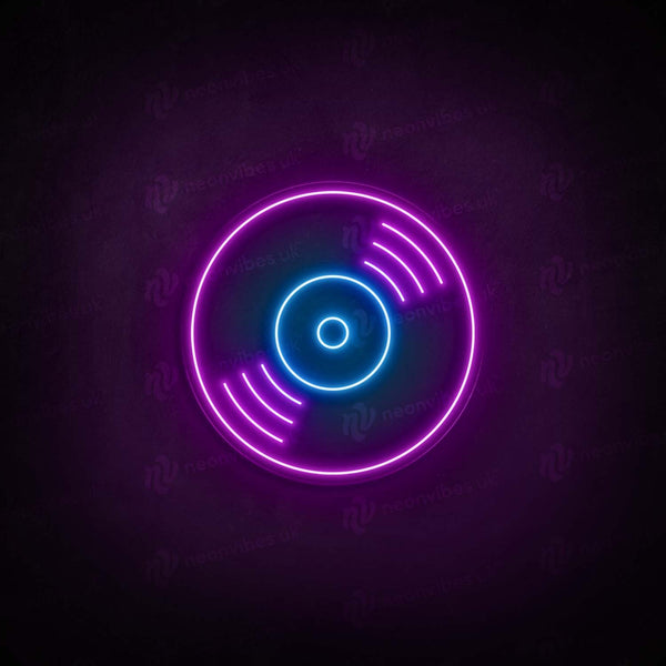 Record LED Neon Sign - Neon Vibes® - Neon Vibes® neon signs
