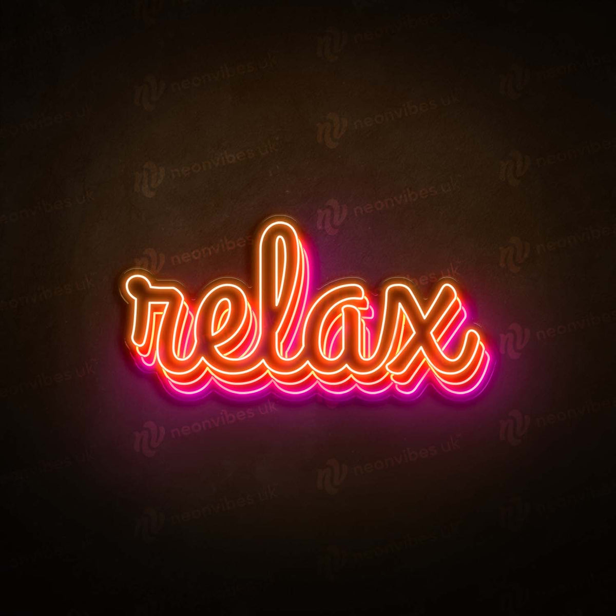 Relax Infinity neon sign