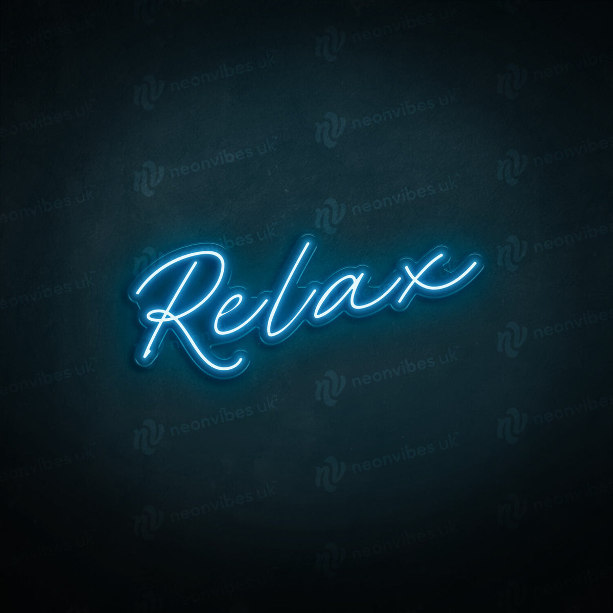 Relax neon sign