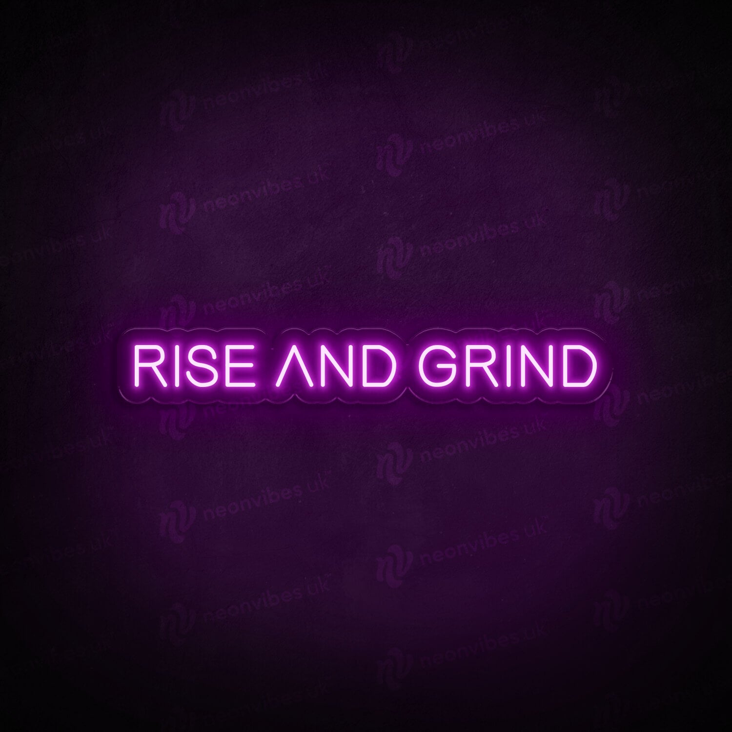 Rise And Grind neon sign